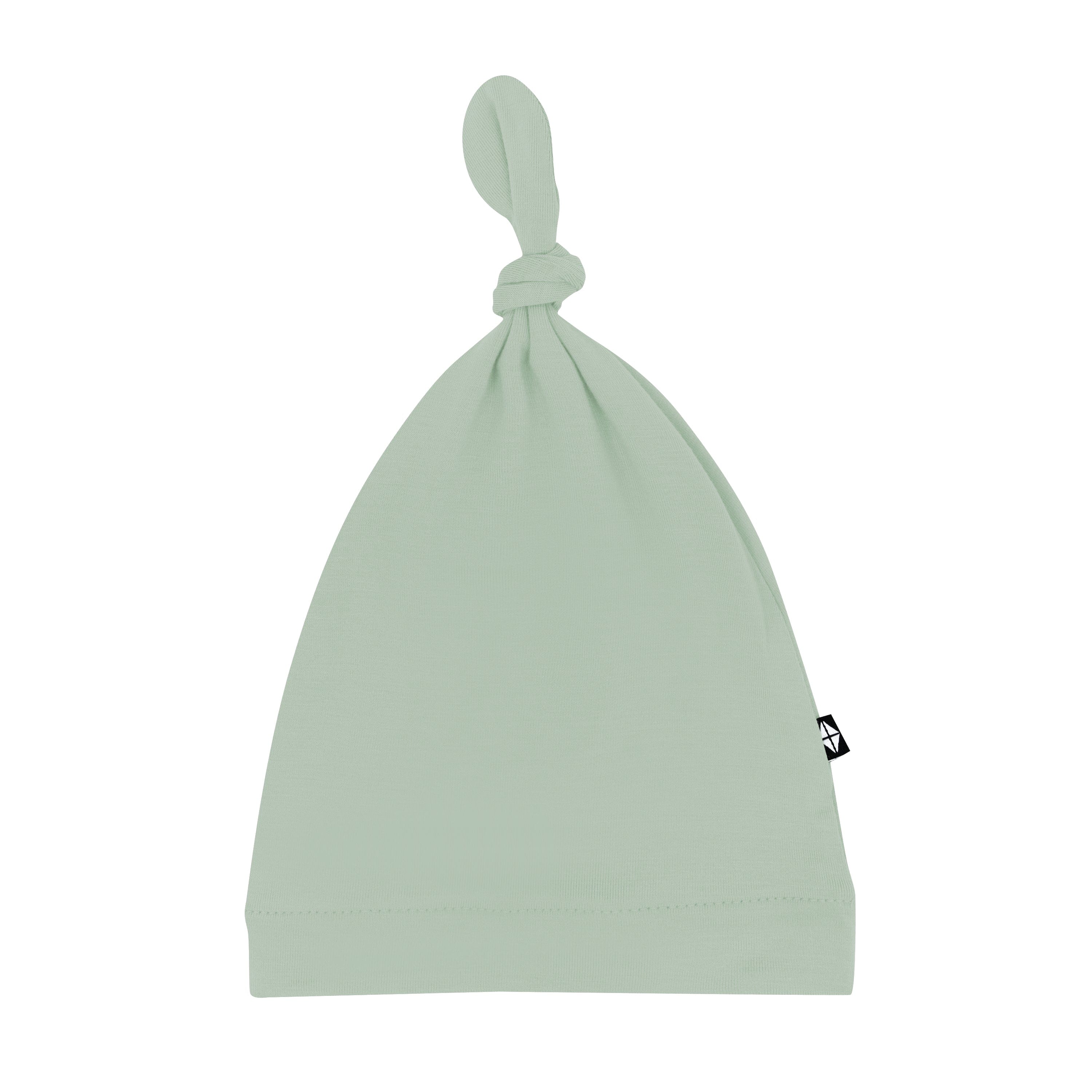 Bamboo Newborn Knotted Cap in Thyme