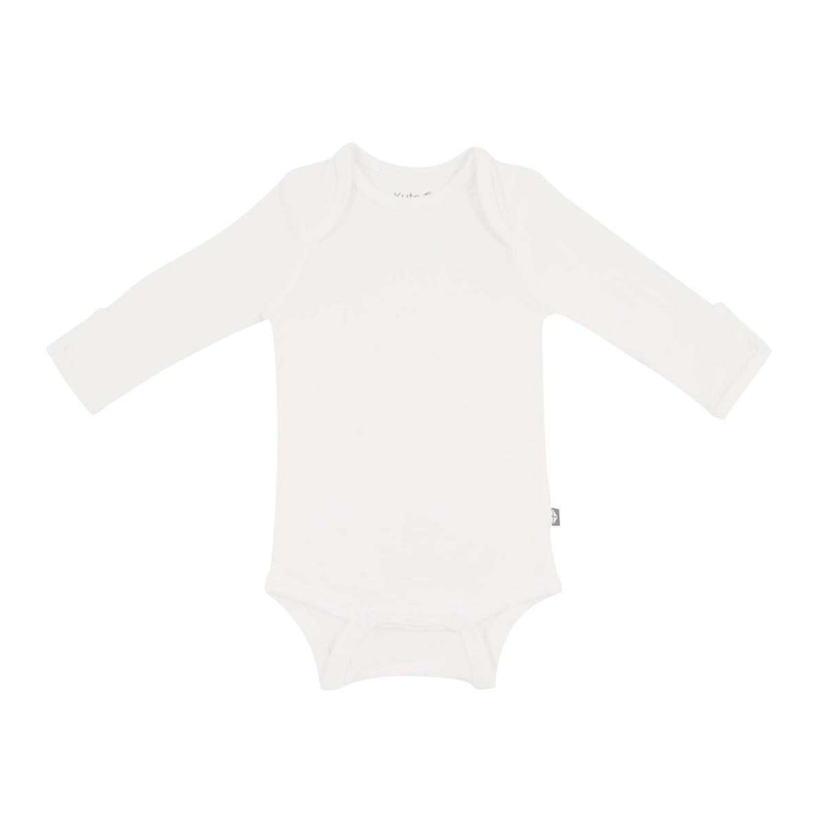 Kyte Baby Long Sleeve Bodysuit in Cloud