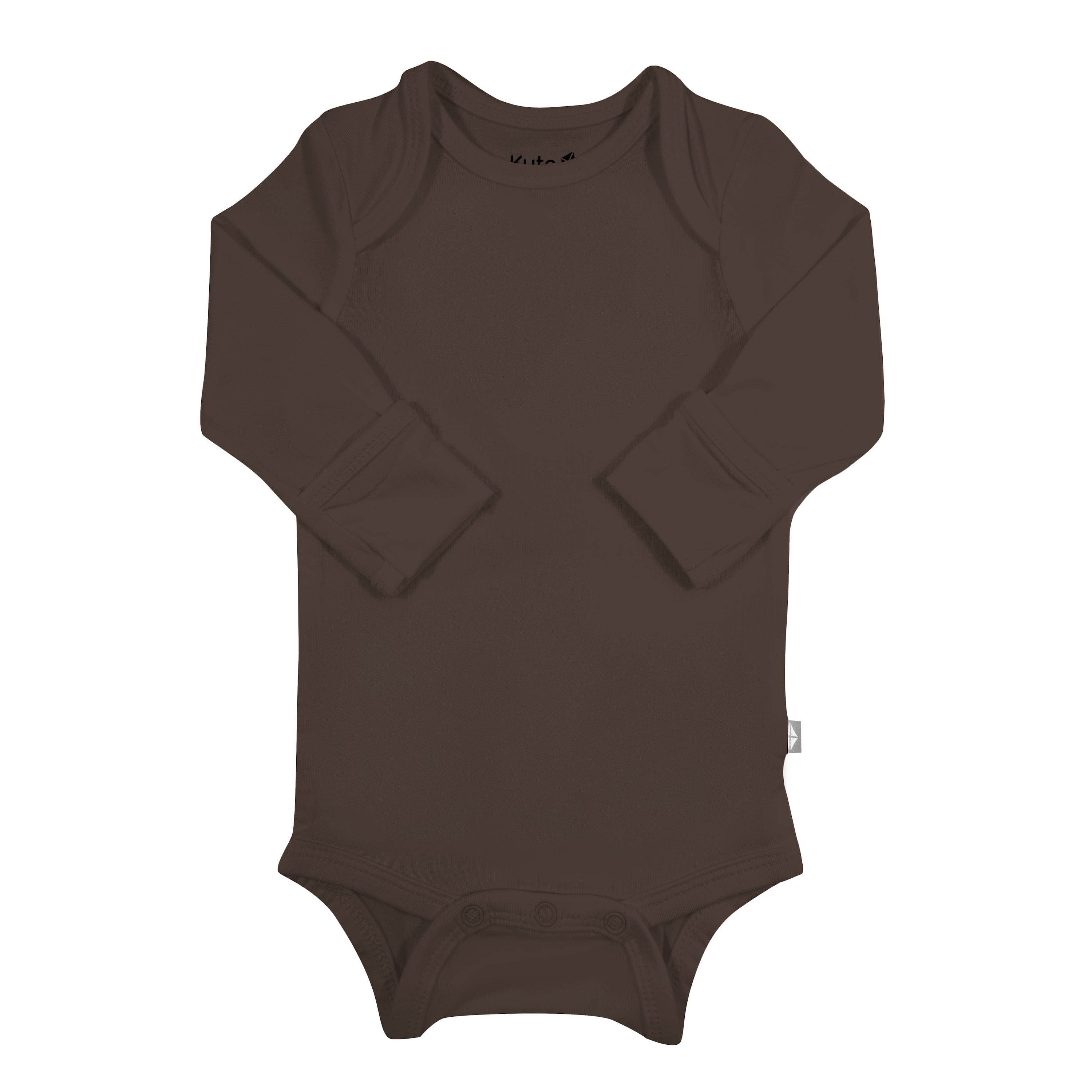 Kyte Baby Long Sleeve Bodysuits Long Sleeve Bodysuit in Espresso