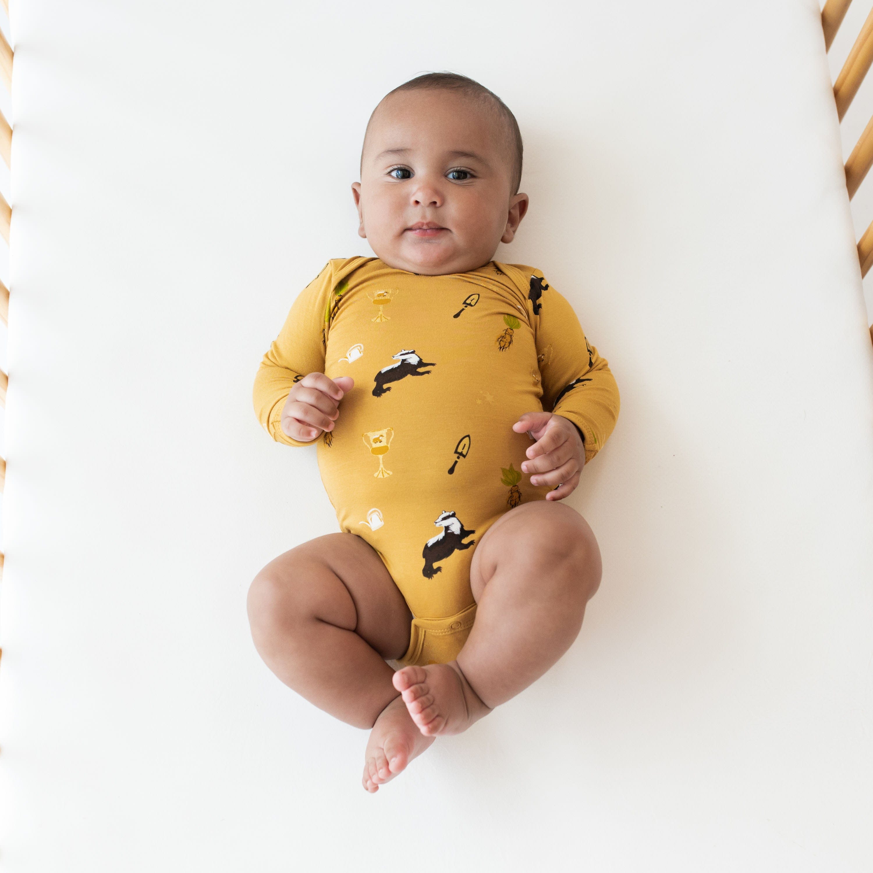 Kyte BABY Long Sleeve Bodysuits Long Sleeve Bodysuit in Hufflepuff™