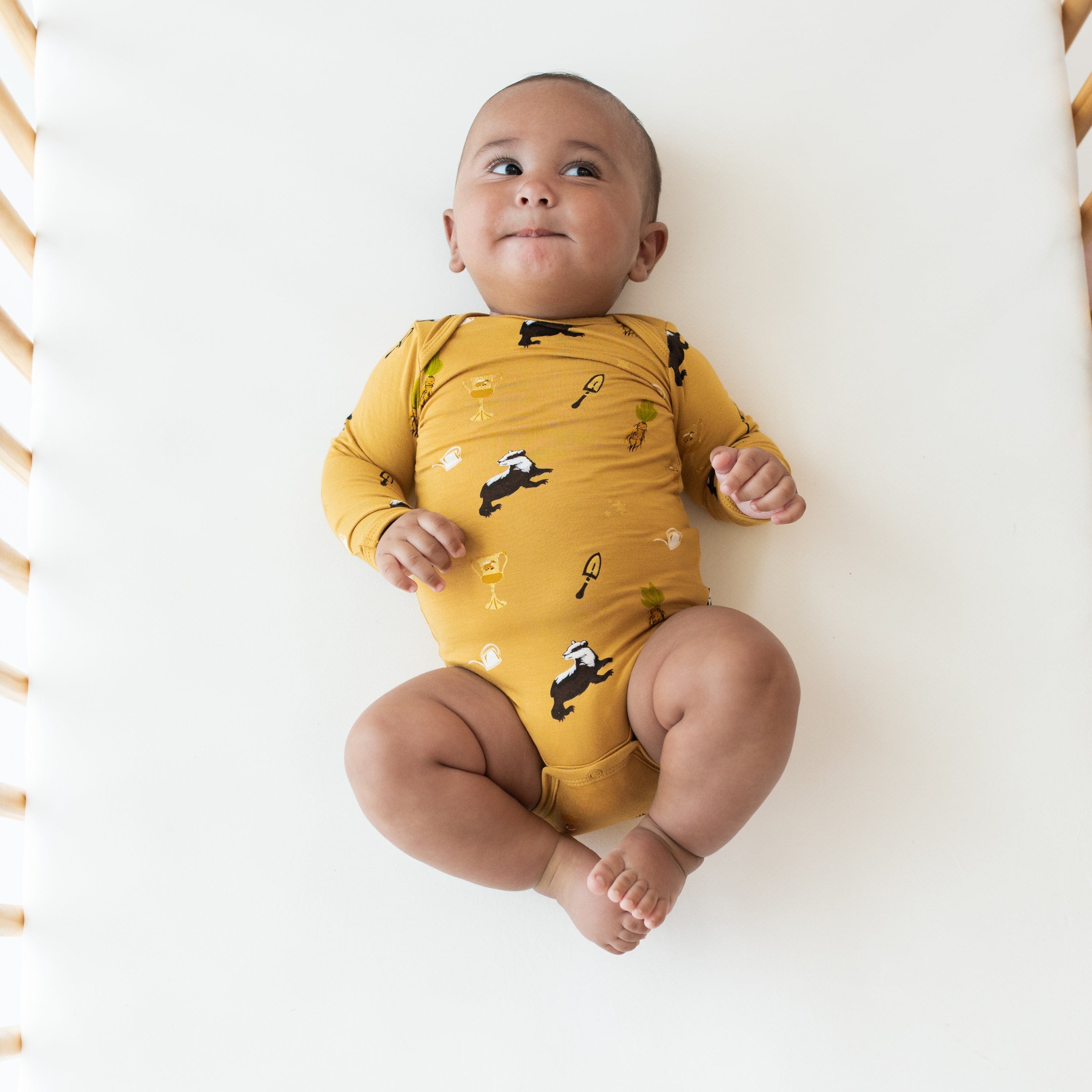 Kyte BABY Long Sleeve Bodysuits Long Sleeve Bodysuit in Hufflepuff™
