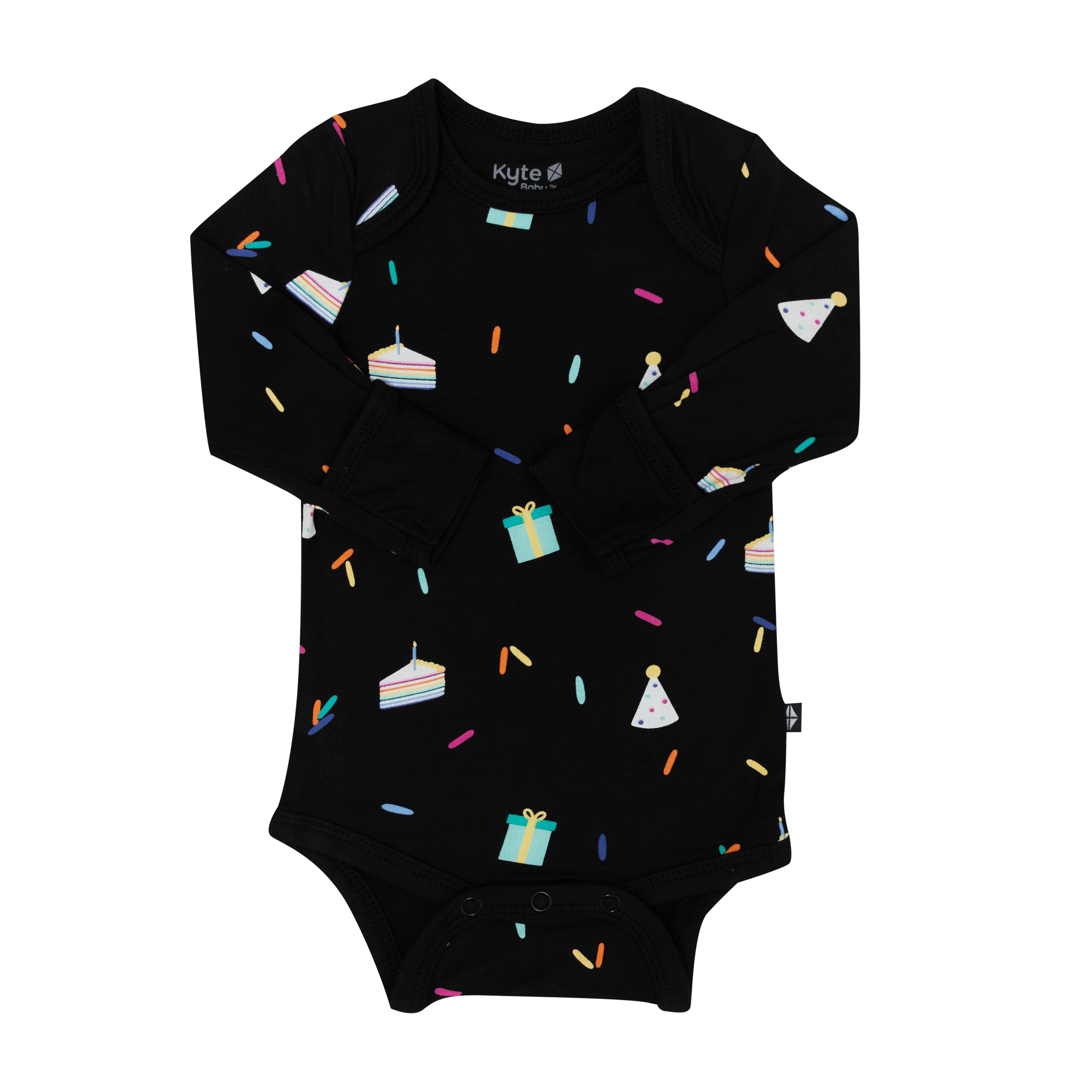 Kyte Baby Long Sleeve Bodysuits Long Sleeve Bodysuit in Midnight Party