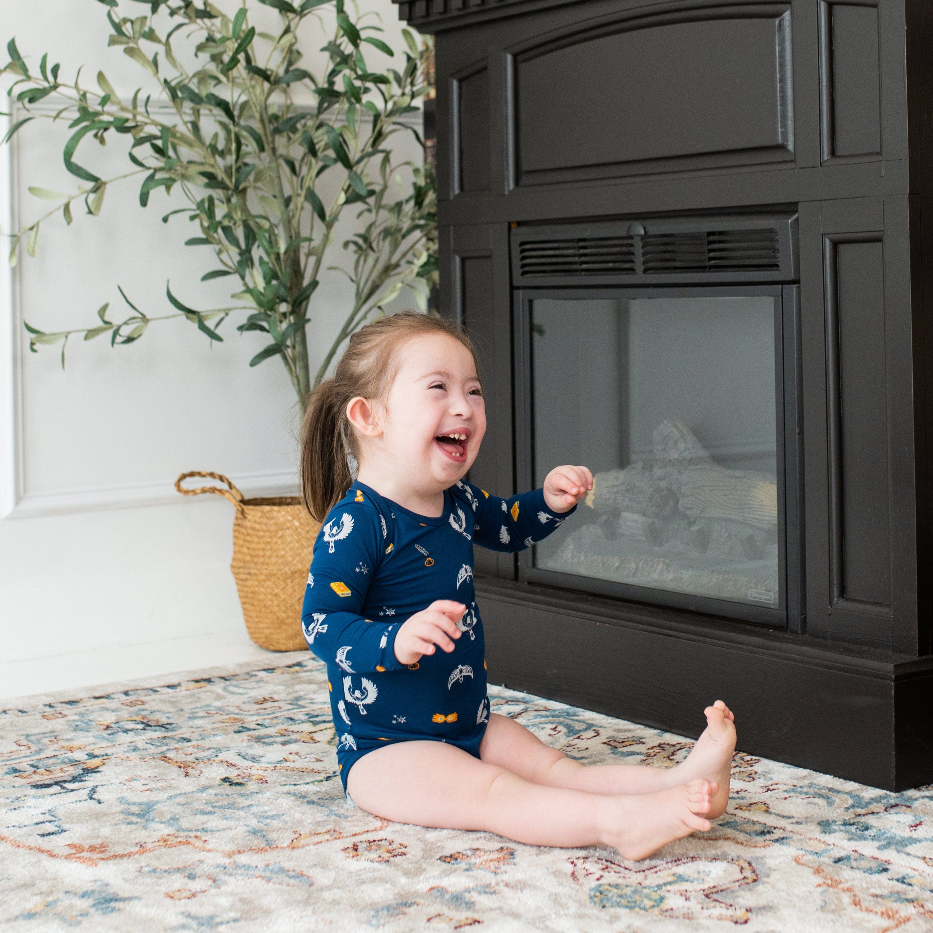Kyte BABY Long Sleeve Bodysuits Long Sleeve Bodysuit in Ravenclaw™