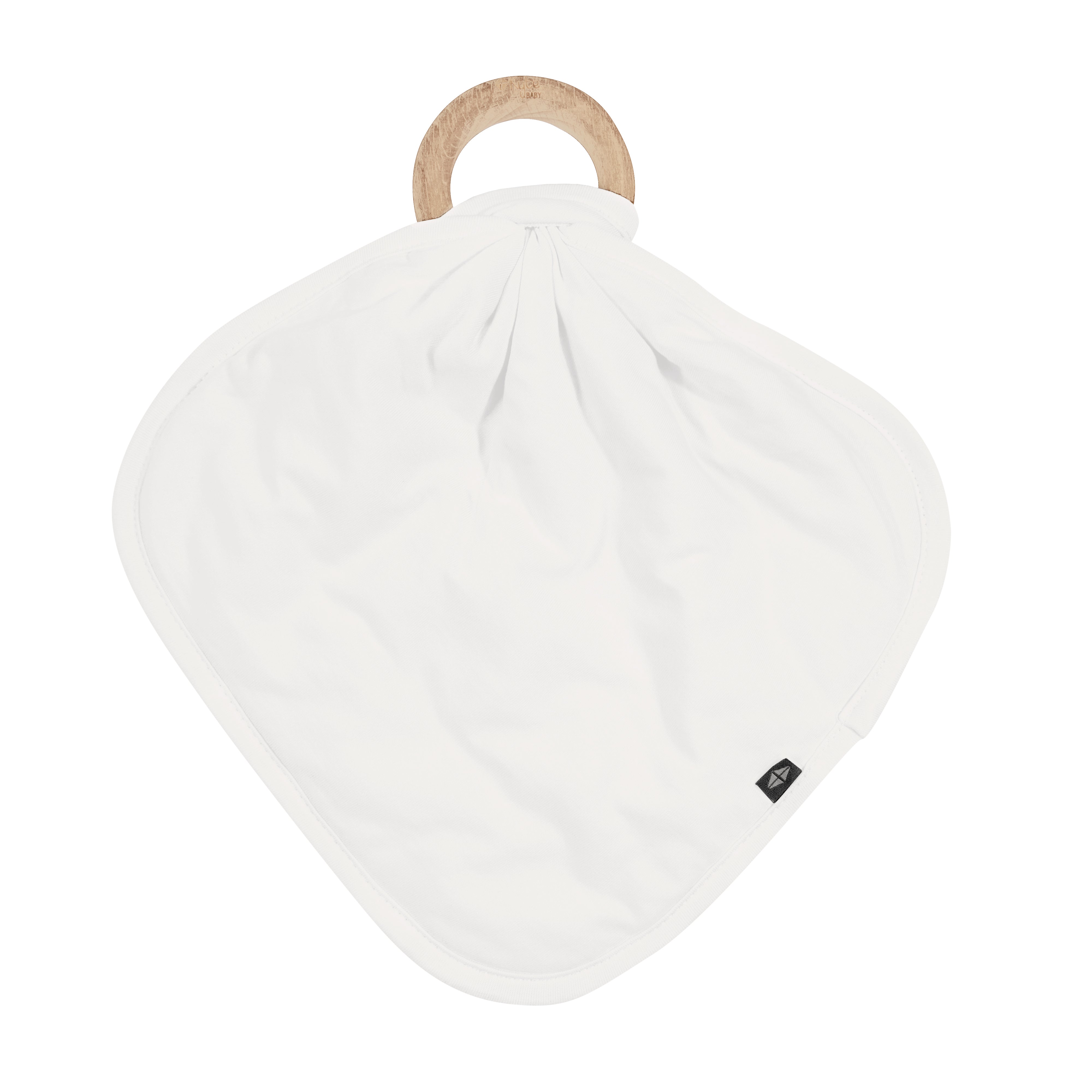 Kyte Baby Lovey in Cloud with Removable Wooden Teething Ring