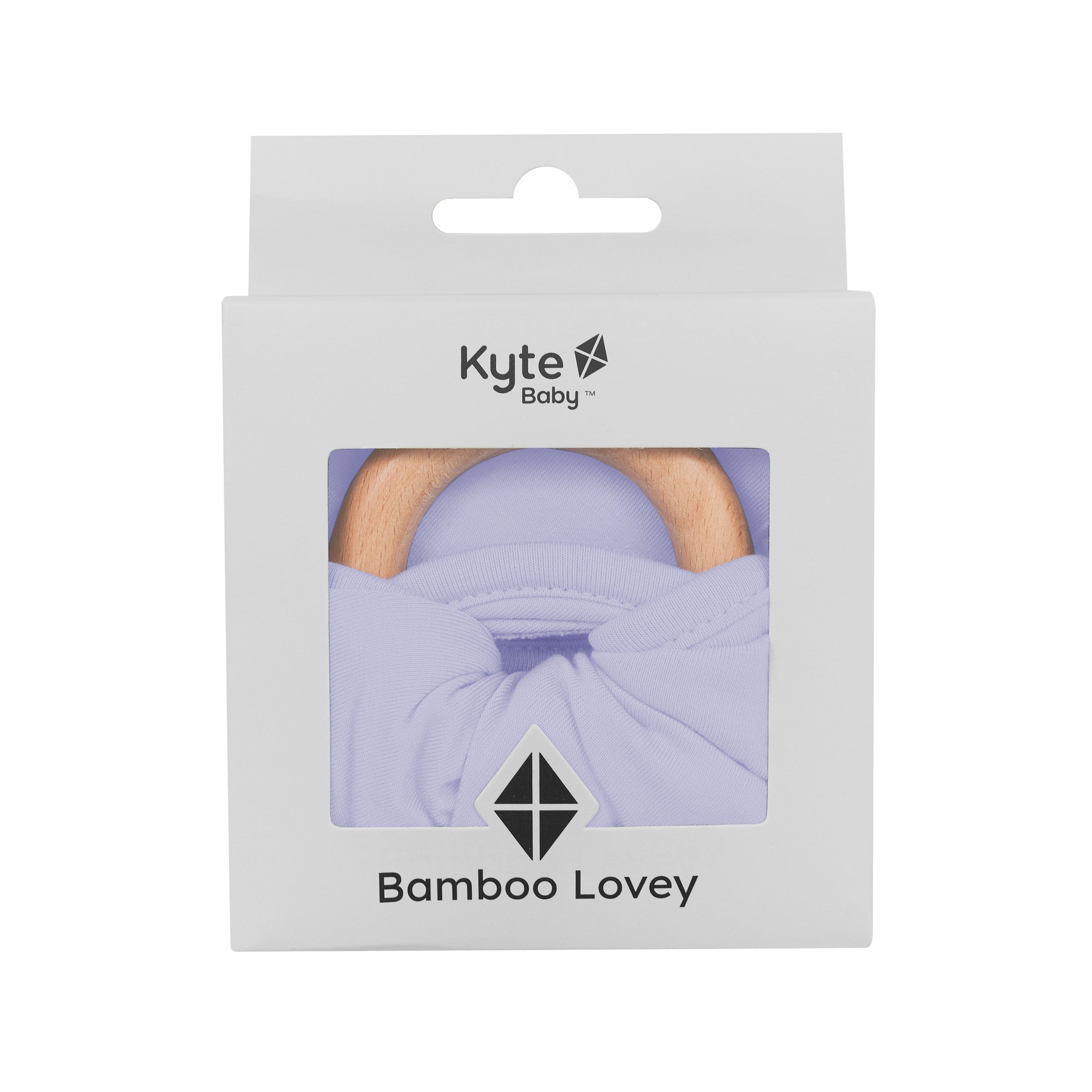 Kyte Baby Lovey Lilac / Infant Lovey in Lilac with Removable Teething Ring