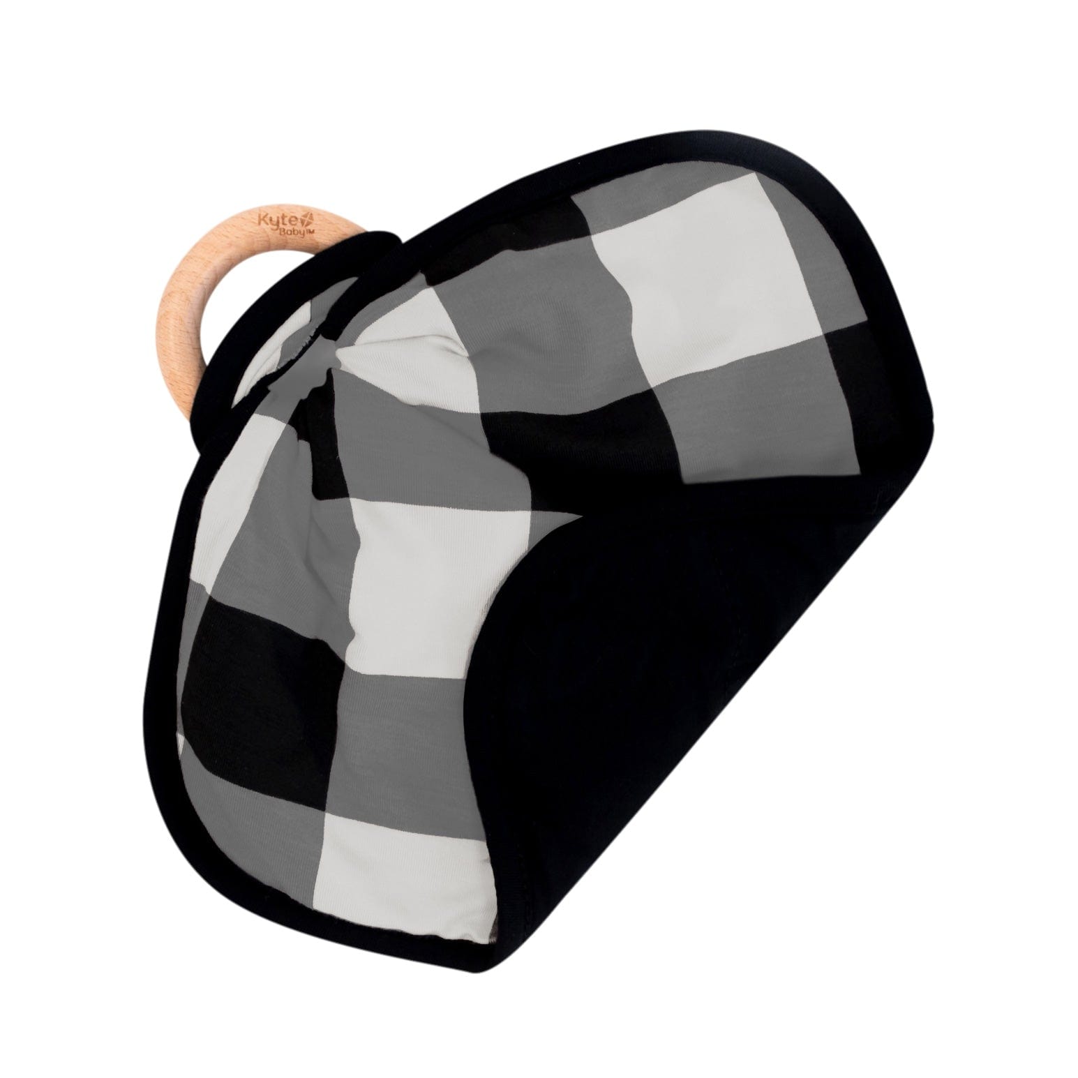 Kyte Baby Lovey Midnight Plaid / Infant Lovey in Midnight Plaid with Removable Teething Ring