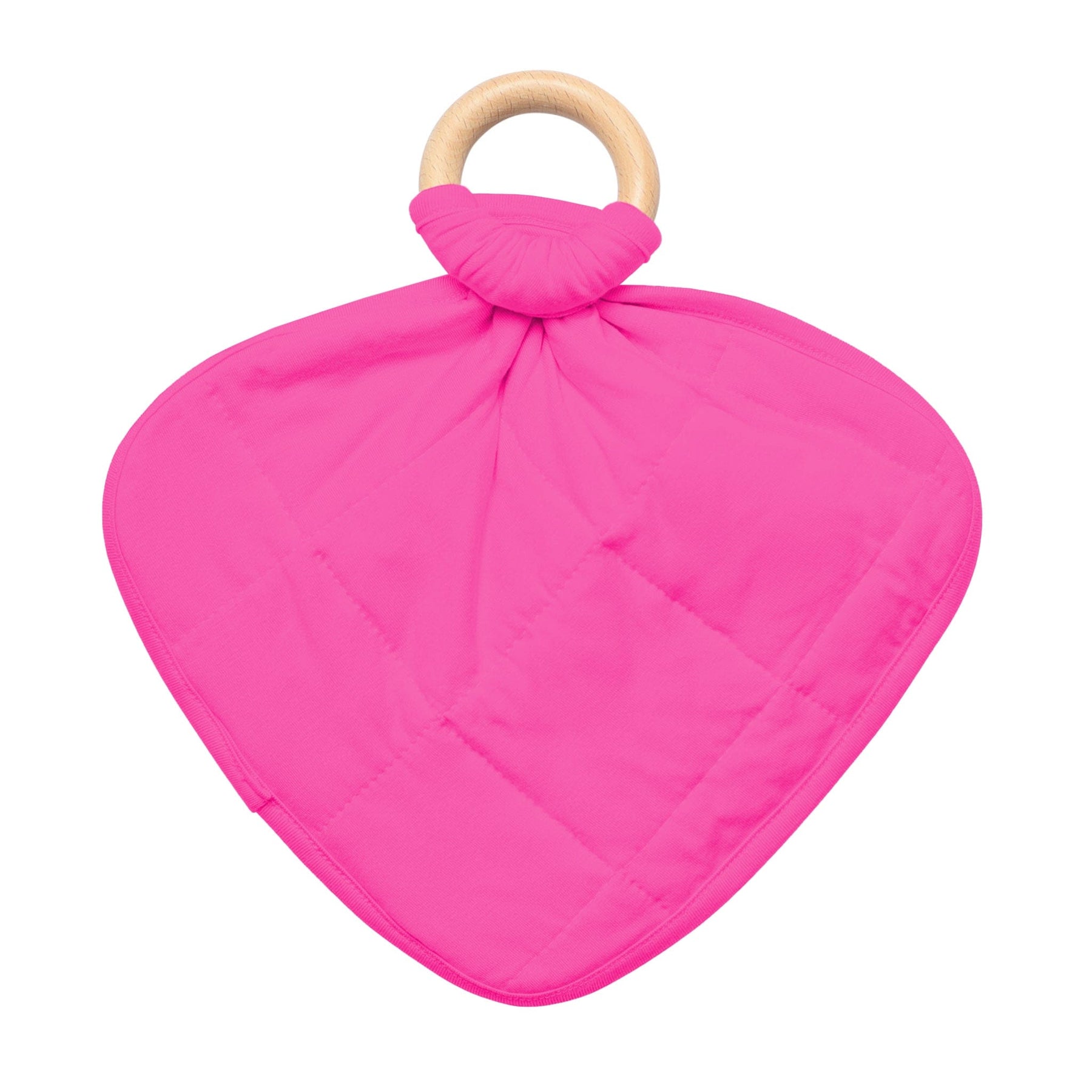 Kyte Baby Lovey Raspberry / Infant Lovey in Raspberry with Removable Teething Ring