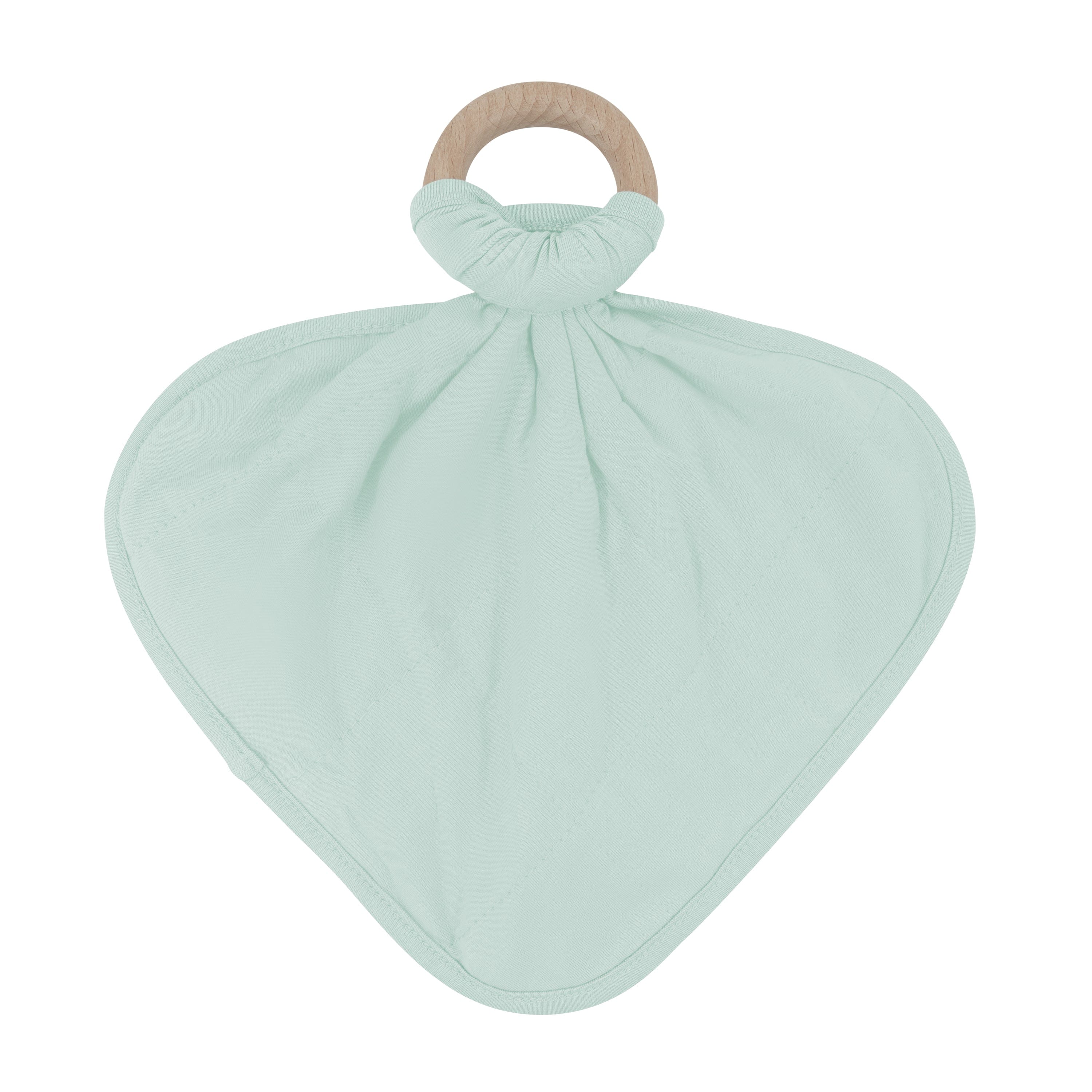 Kyte Baby Breathable bamboo Lovey in Sage with Teething Ring