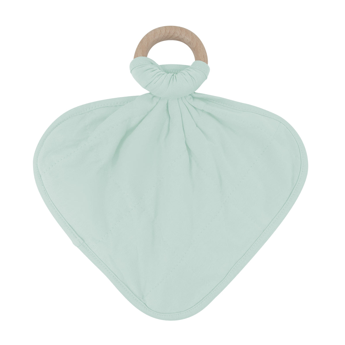 Kyte Baby Breathable bamboo Lovey in Sage with Teething Ring