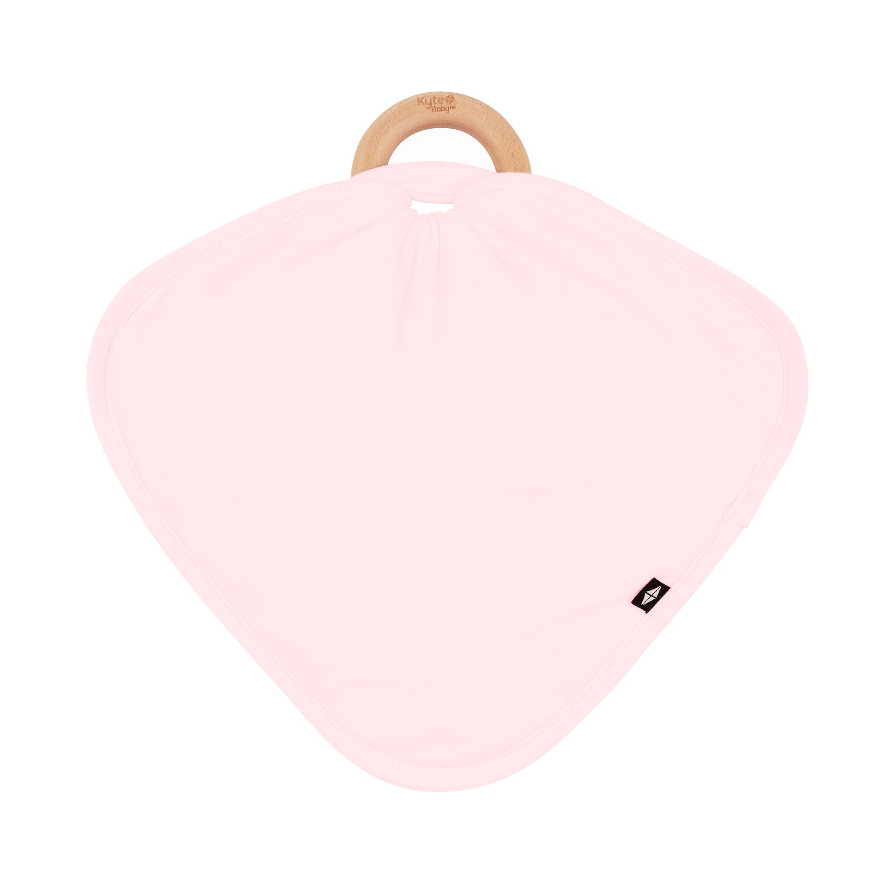 Kyte Baby Lovey in Sakura with Removable Wooden Teething Ring