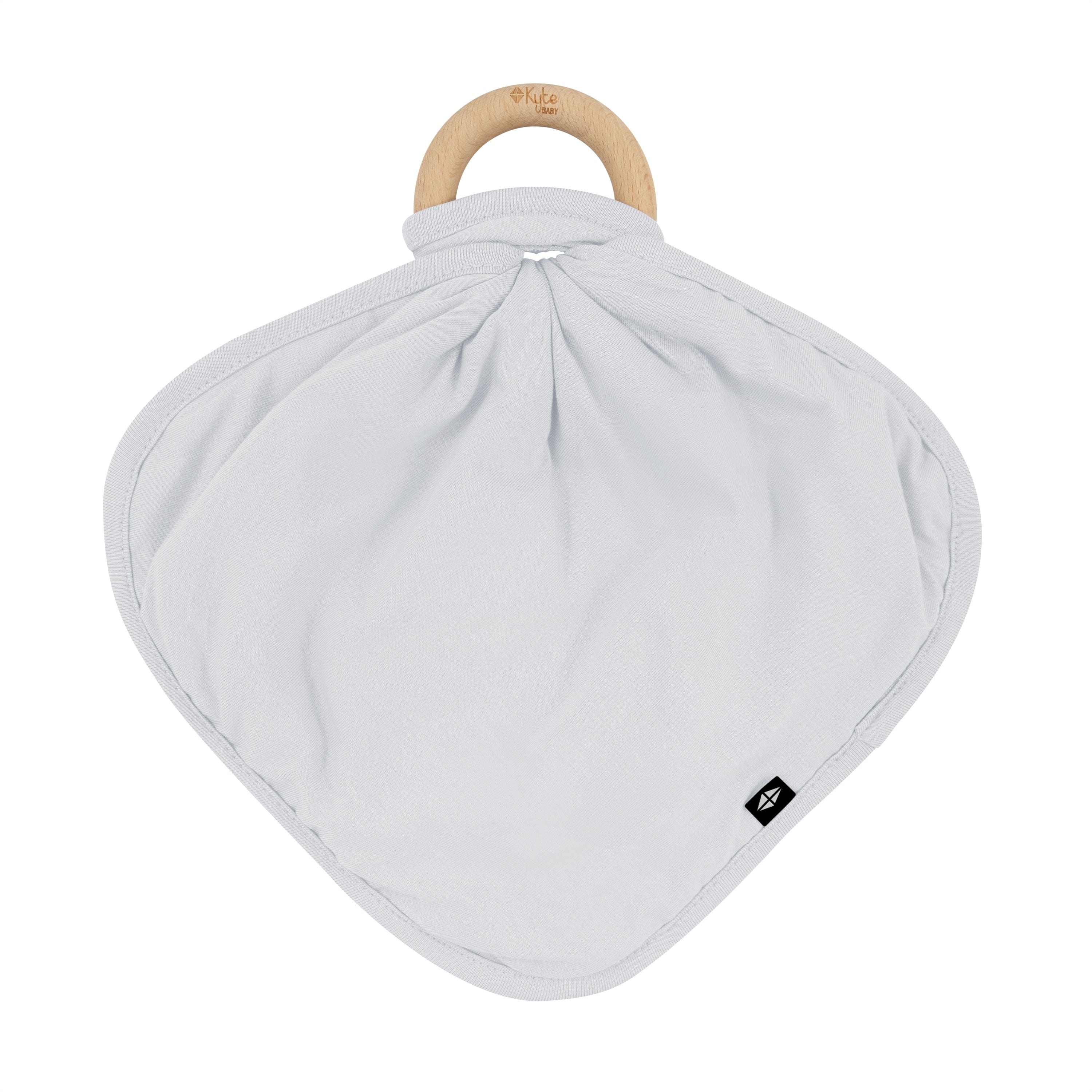 Kyte Baby Lovey in Storm with Removable Wooden Teething Ring