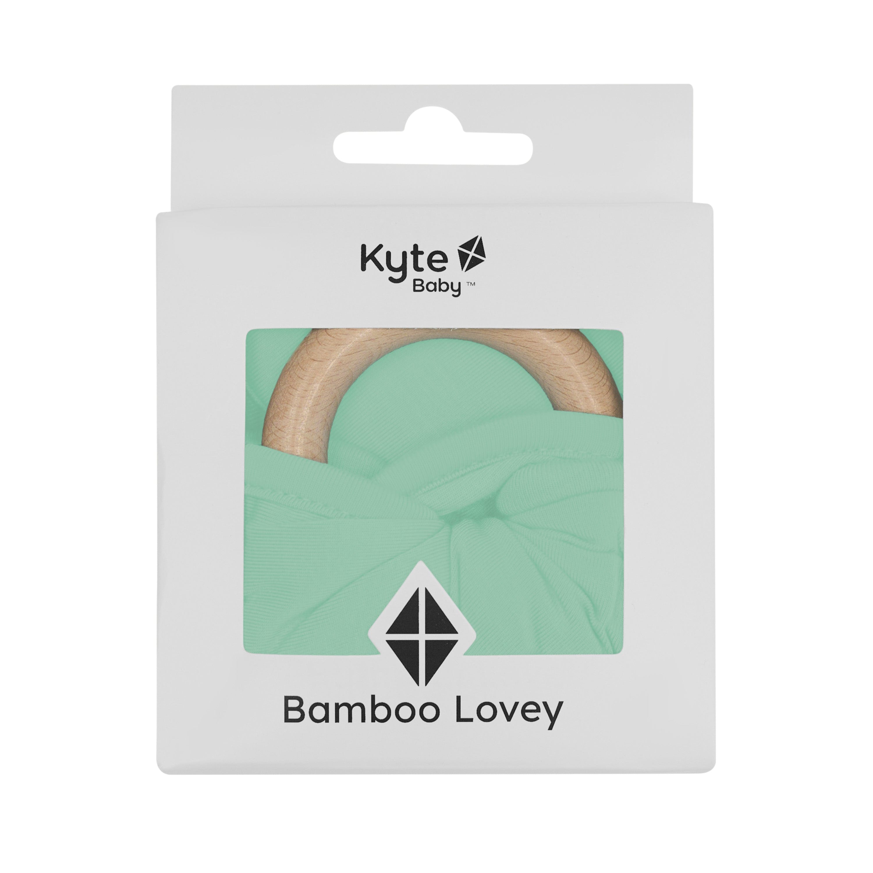 Kyte Baby Lovey Wasabi / Infant Lovey in Wasabi with Removable Teething Ring