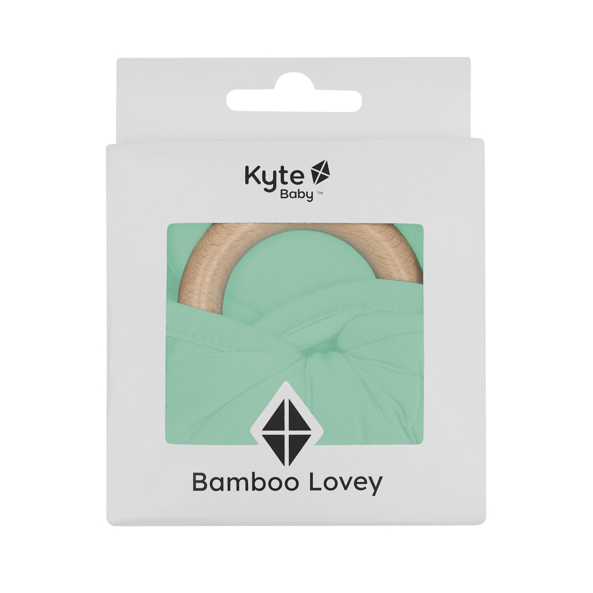 Kyte Baby Lovey Wasabi / Infant Lovey in Wasabi with Removable Teething Ring