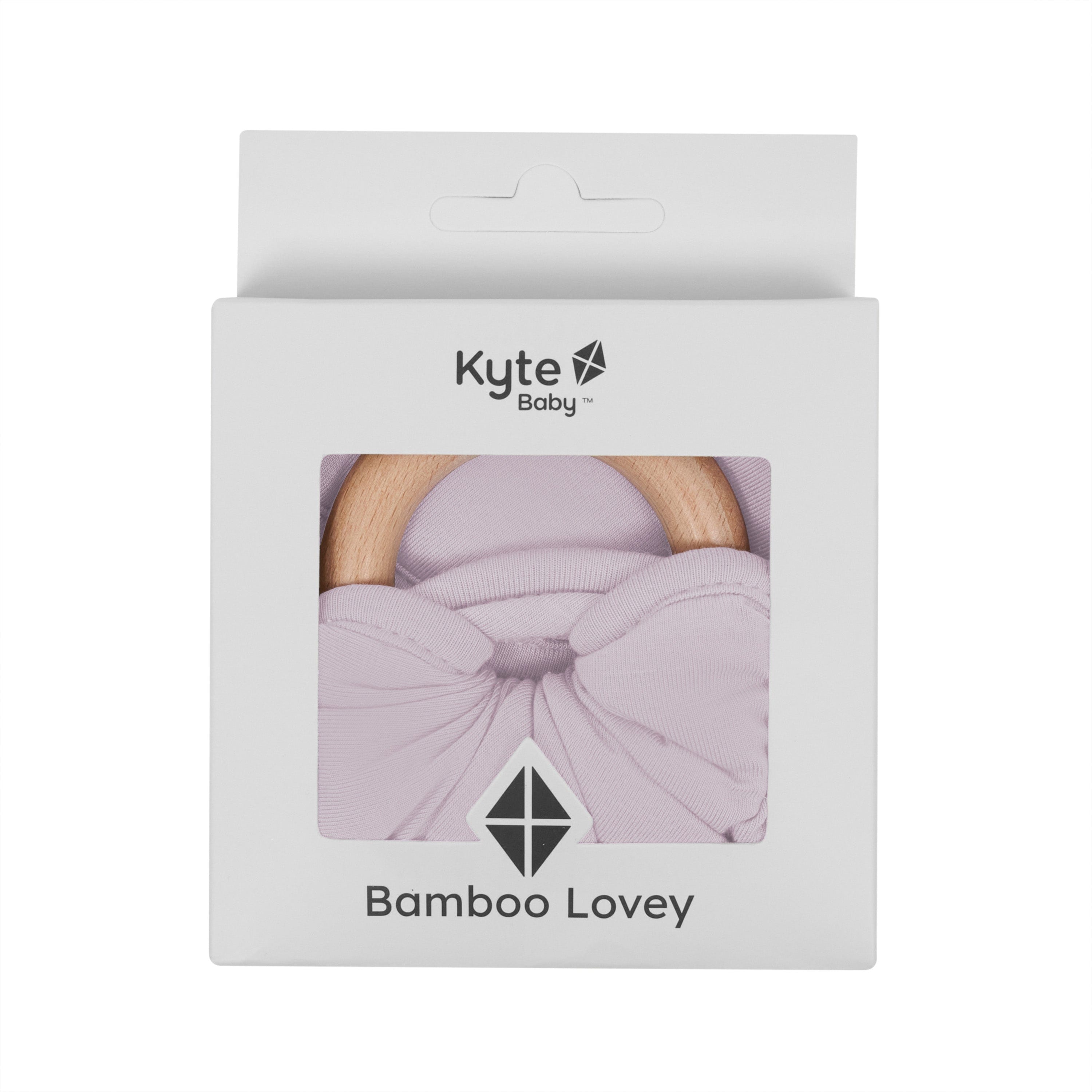Kyte Baby Lovey Wisteria / Infant Lovey in Wisteria with Removable Teething Ring