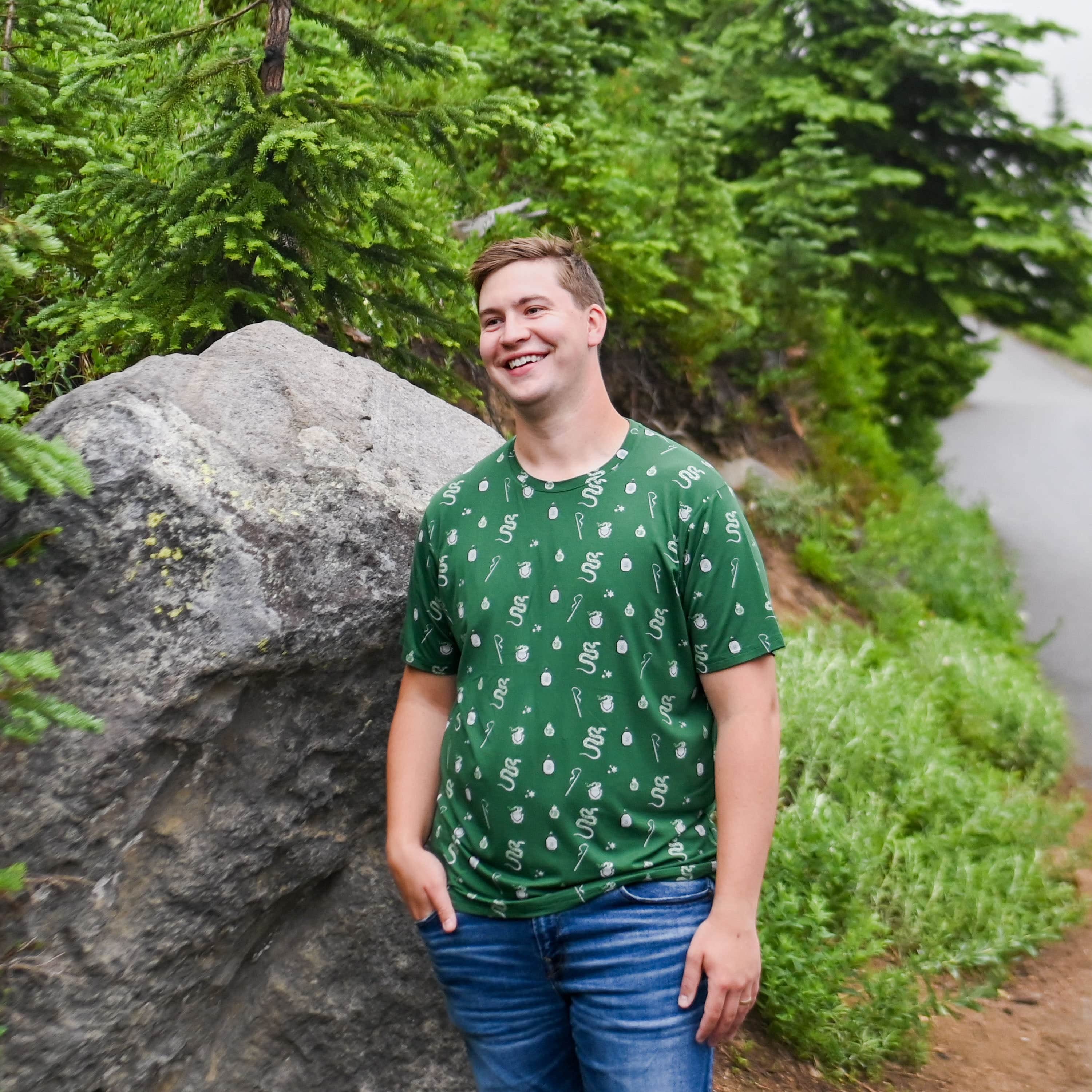 Kyte Baby Men's Crew Neck Tee Men's Crew Neck Tee in Slytherin™