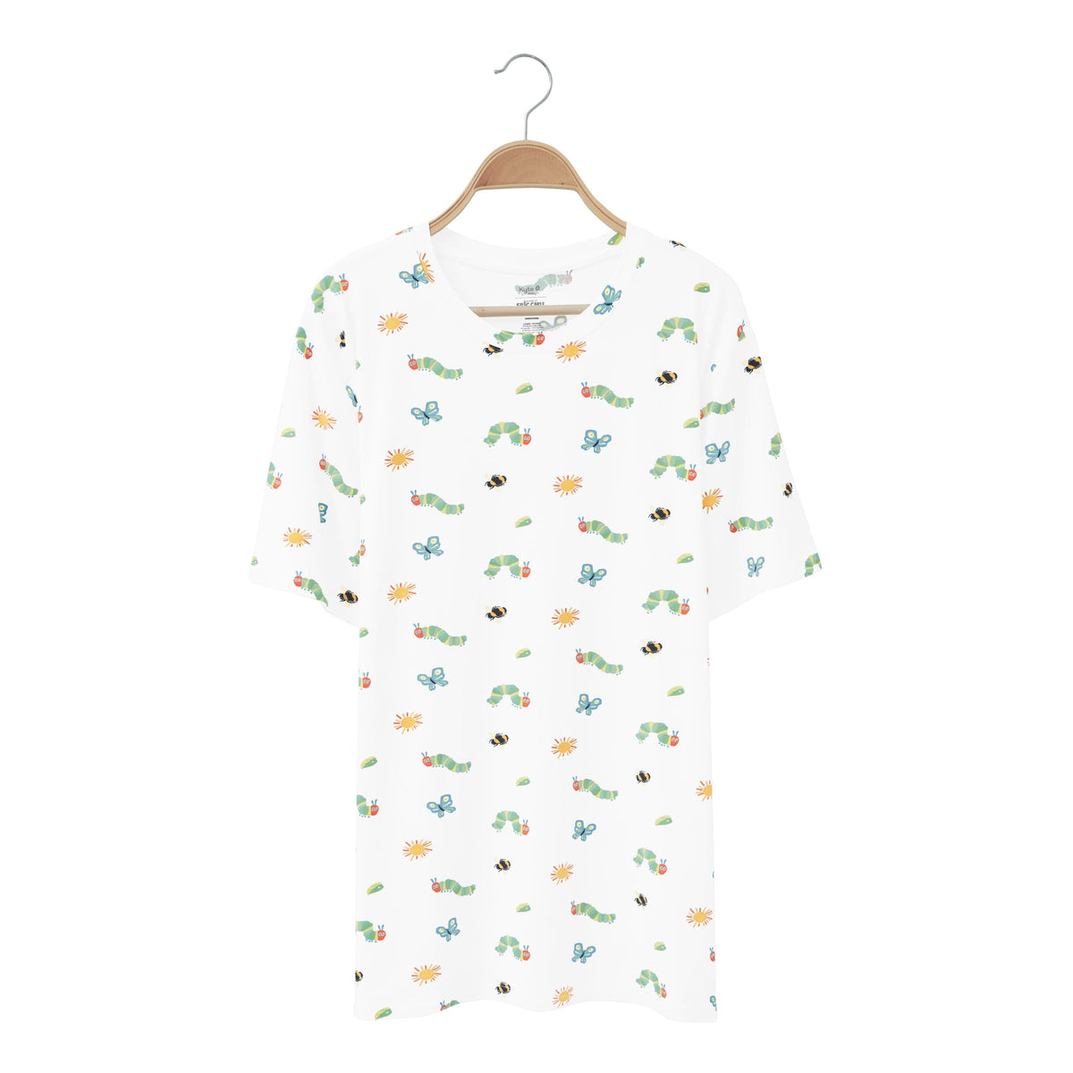 Kyte Baby Men's Crew Neck Tee Men's Crew Neck Tee in The Very Hungry Caterpillar™ and Friends
