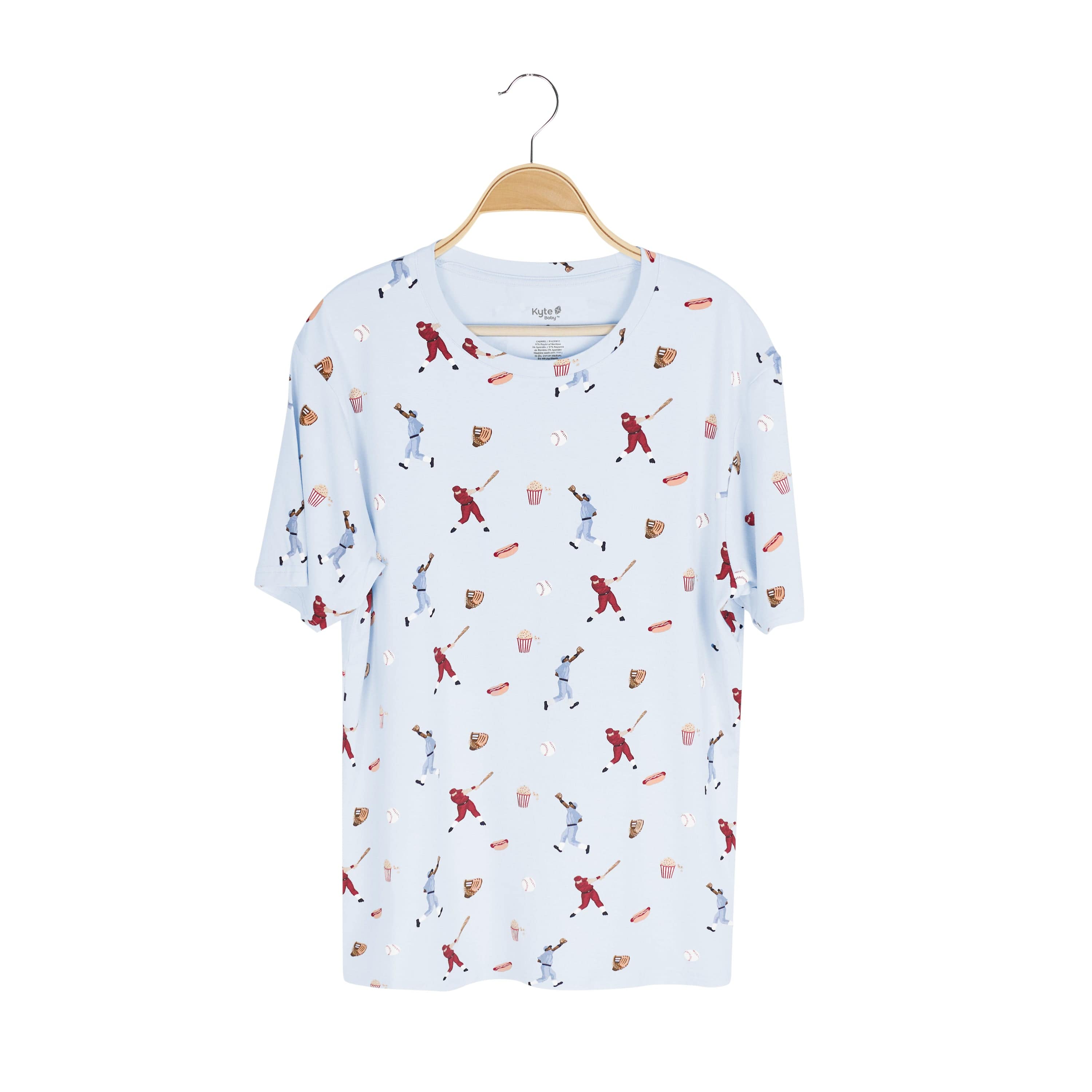 Kyte Baby Men's Crew Neck Tee in Vintage Baseball