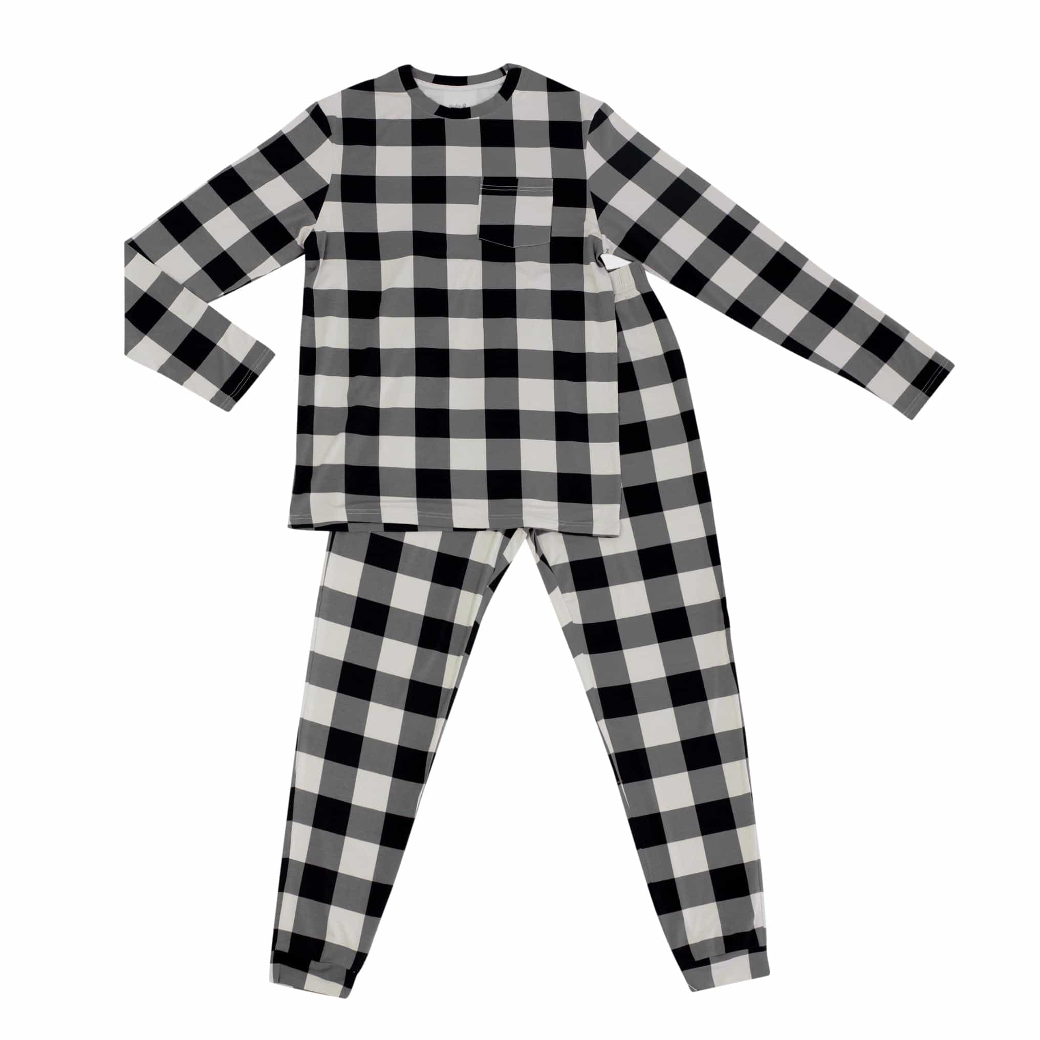 Kyte Baby Men's Jogger Set Men's Jogger Set in Midnight Plaid
