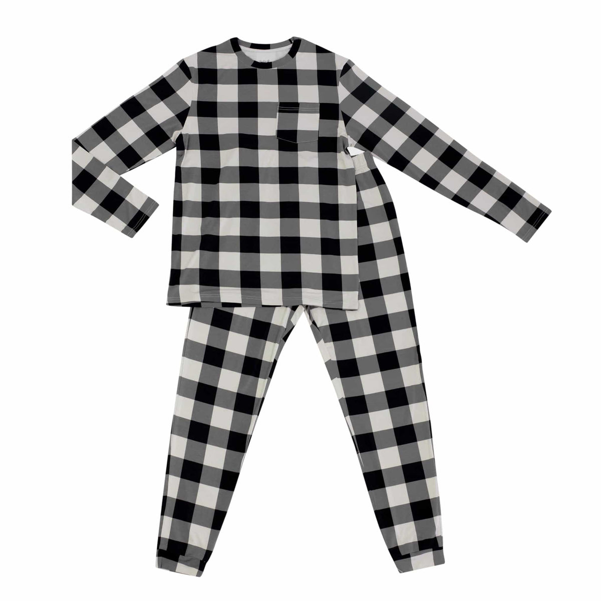 Kyte Baby Men's Jogger Set Men's Jogger Set in Midnight Plaid