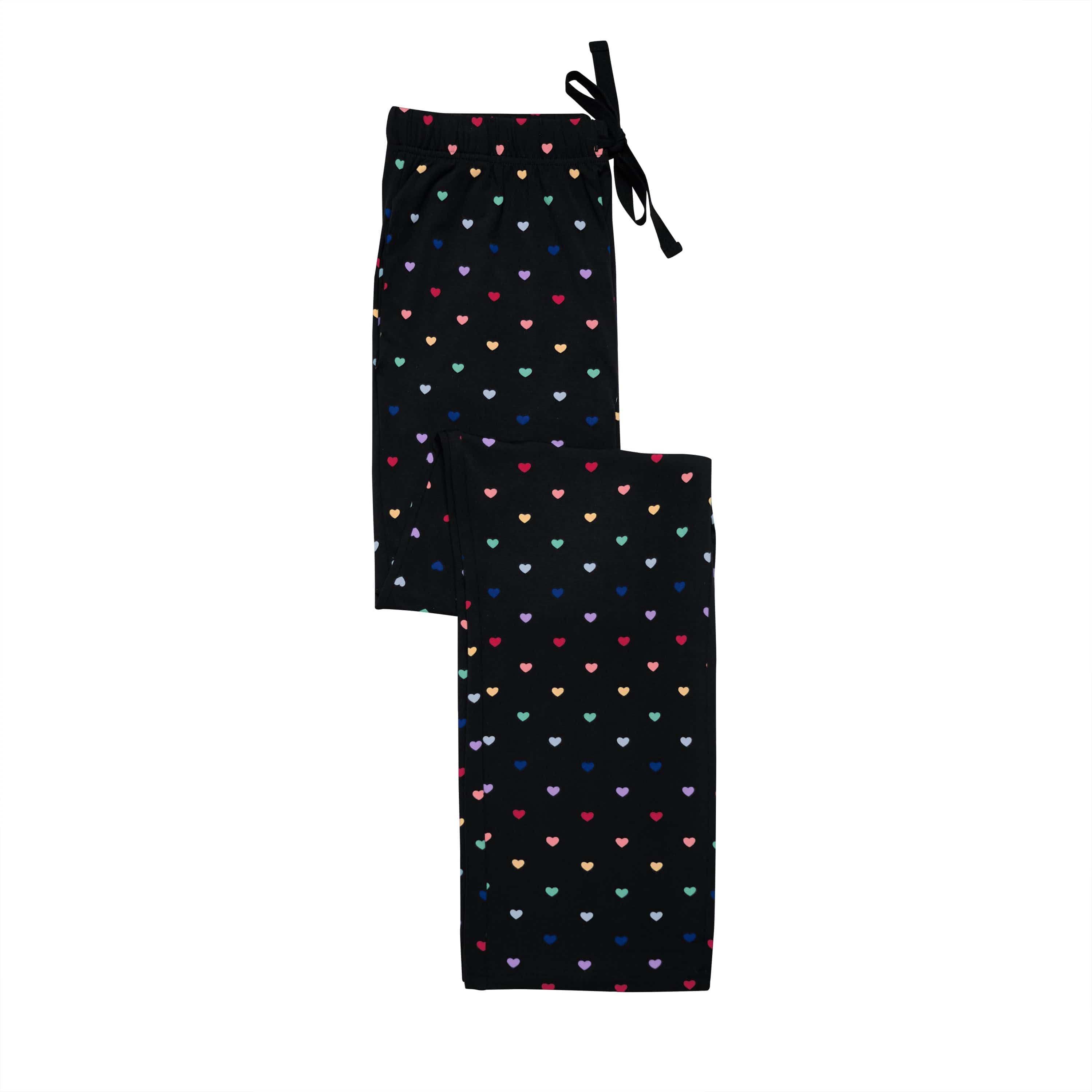 Kyte Baby Men's Lounge Pants Men's Lounge Pants in Midnight Rainbow Heart