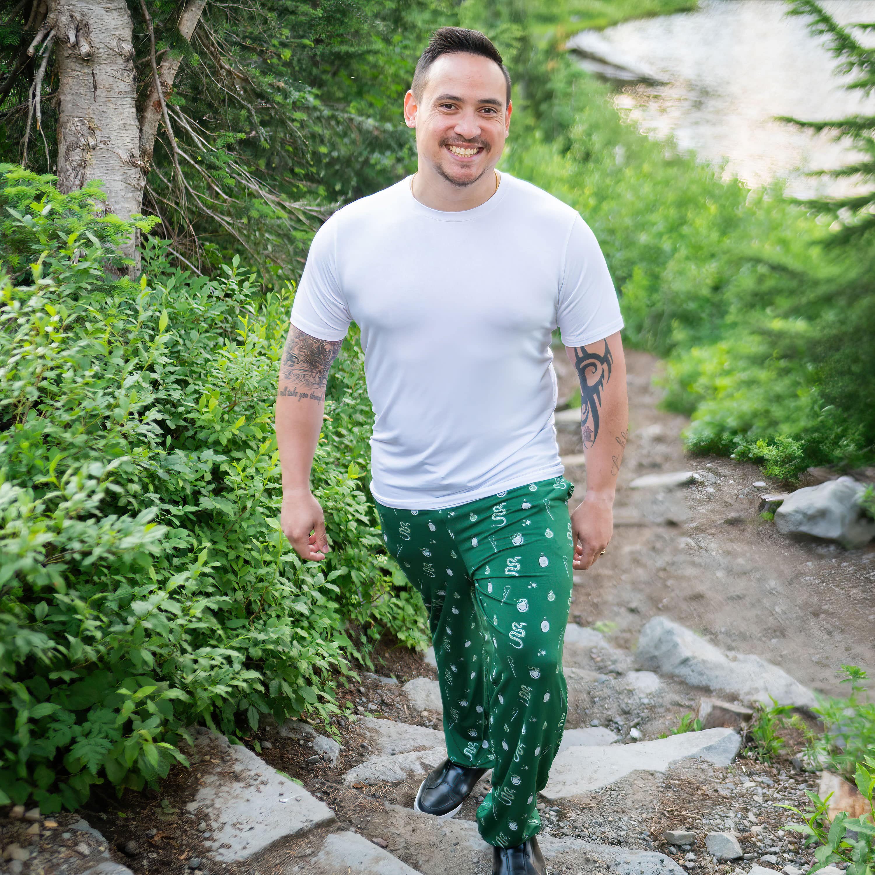 Kyte Baby Men's Lounge Pants Men's Lounge Pants in Slytherin™