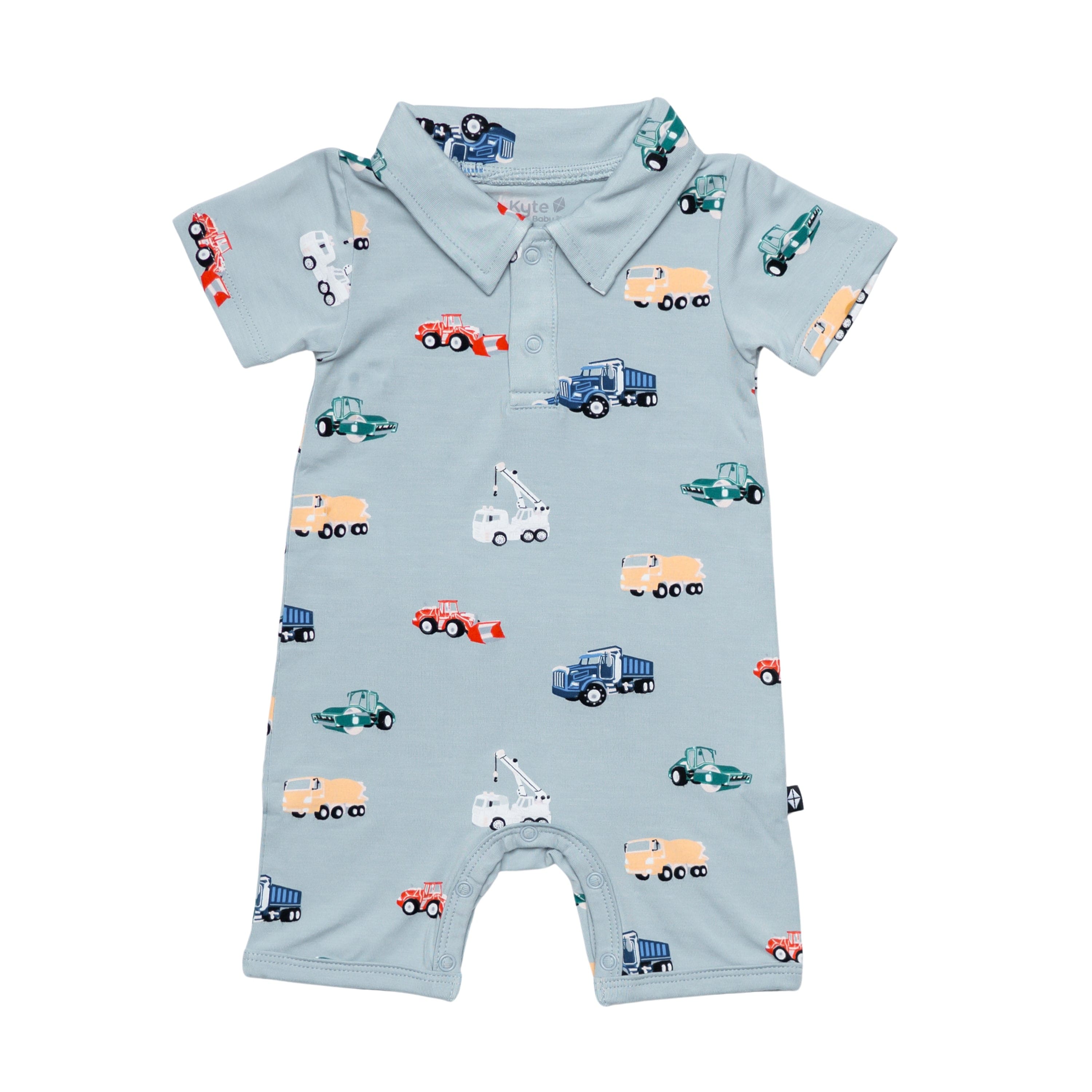 Kyte Baby Polo Shortall in Construction