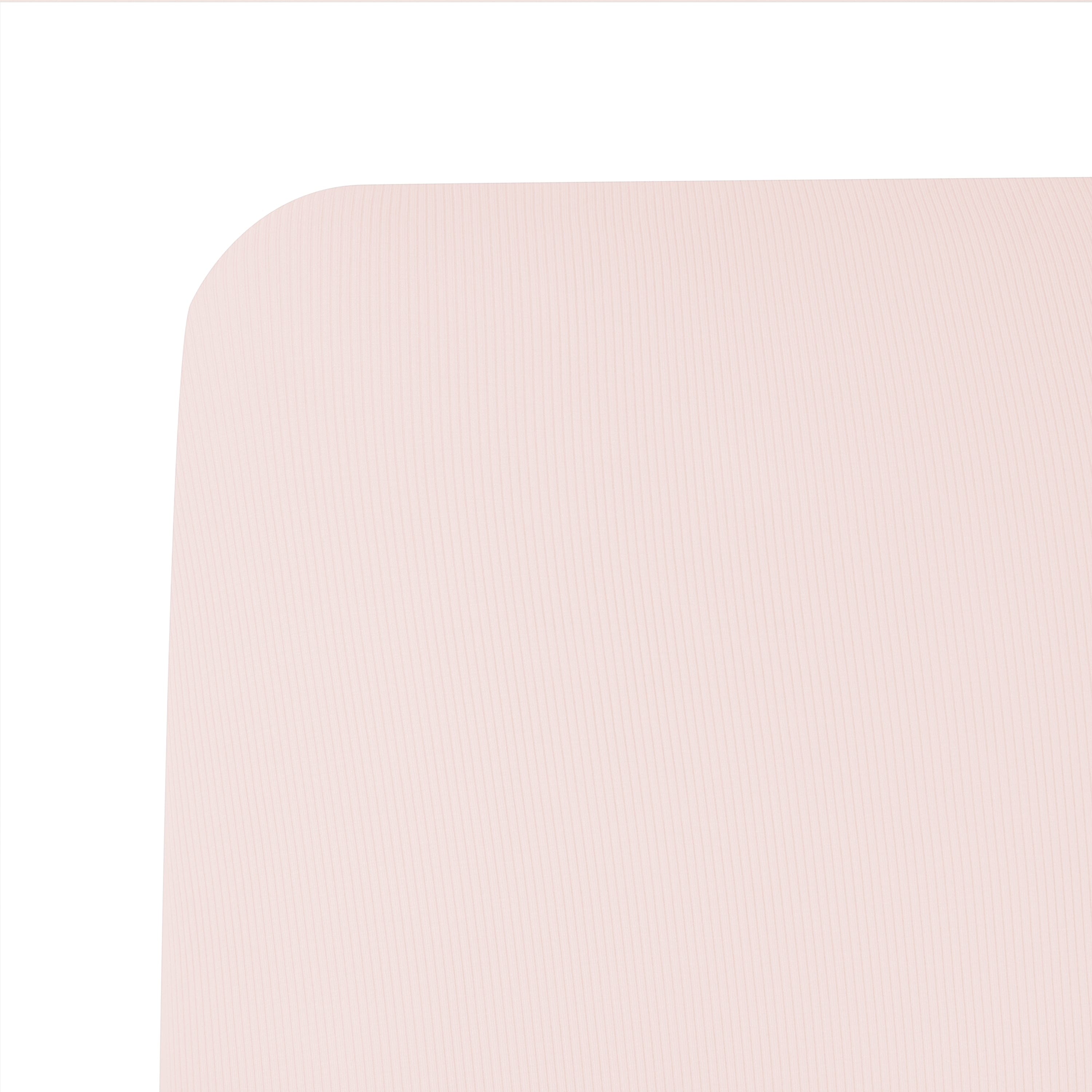 Kyte Baby Ribbed Crib Sheet in Blush