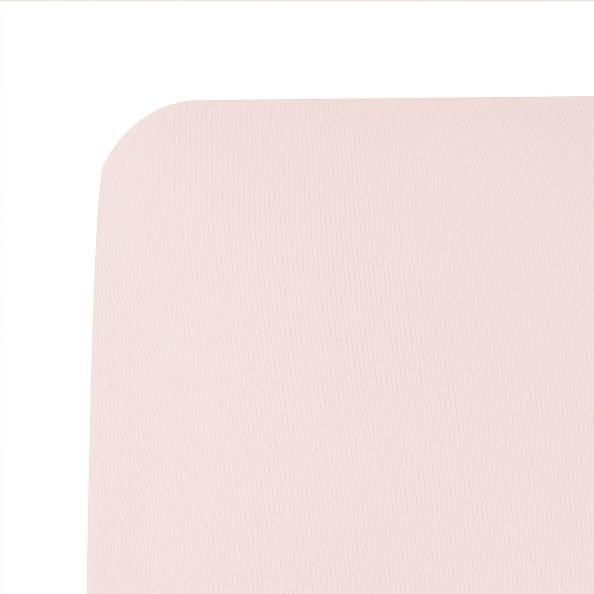 Kyte Baby Ribbed Crib Sheet in Blush