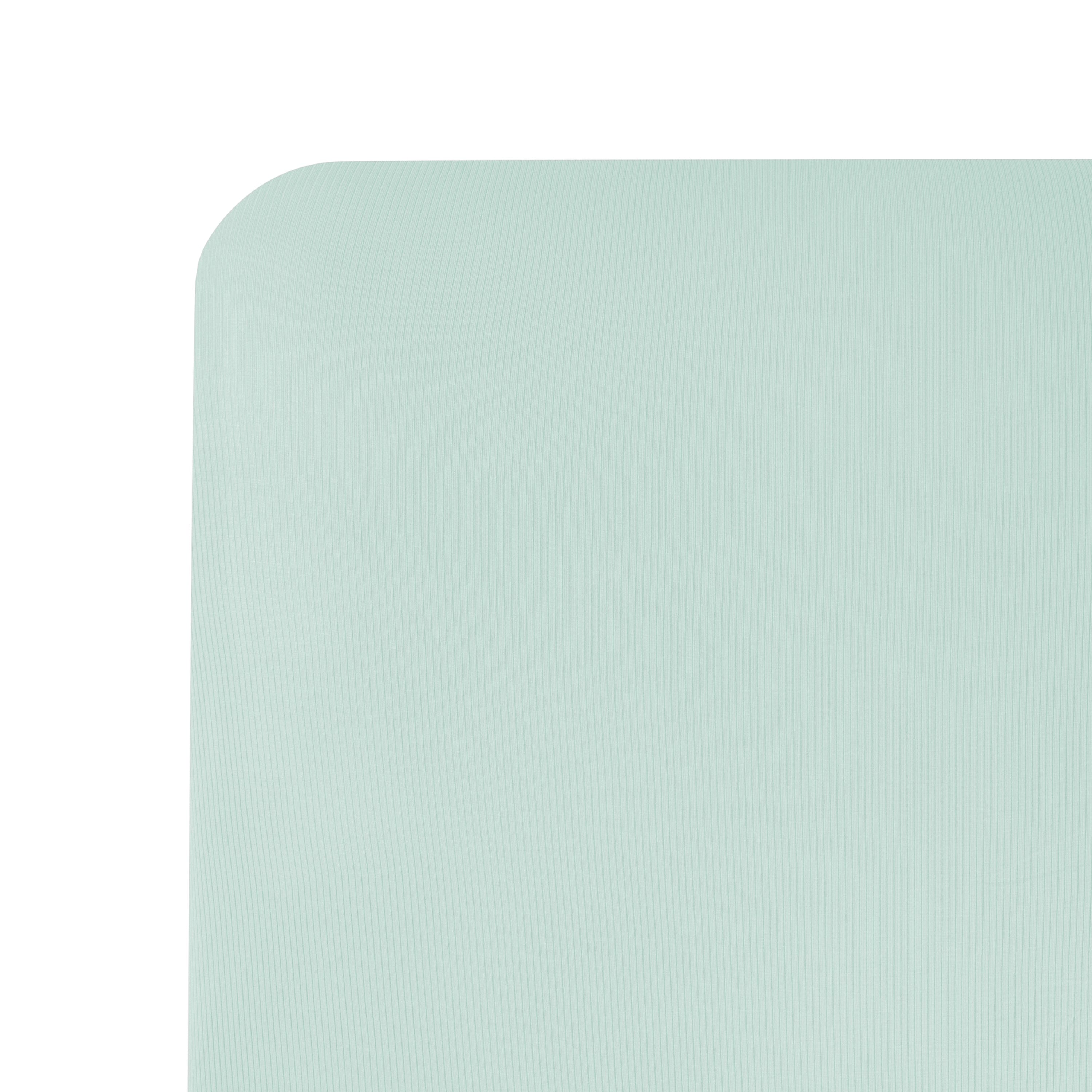 Kyte Baby Ribbed Crib Sheet in Sage