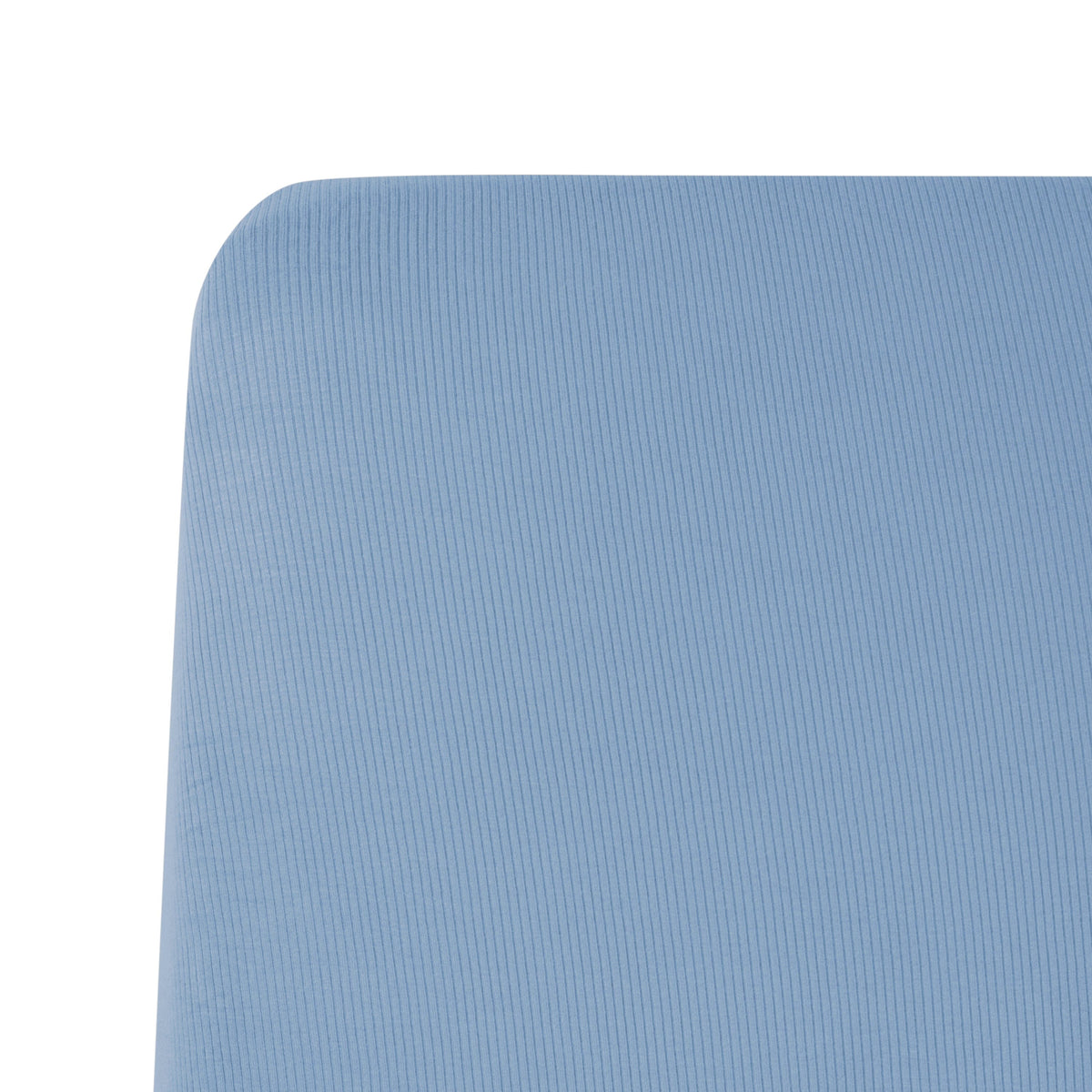Kyte Baby Ribbed Crib Sheet in Slate