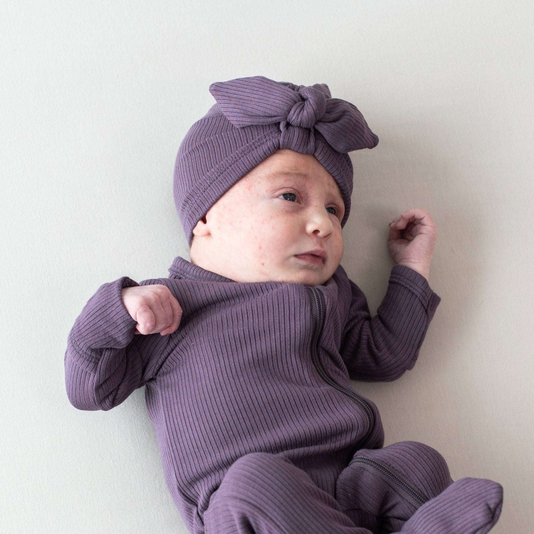 Kyte Baby Ribbed Headwrap Ribbed Headwrap in Currant