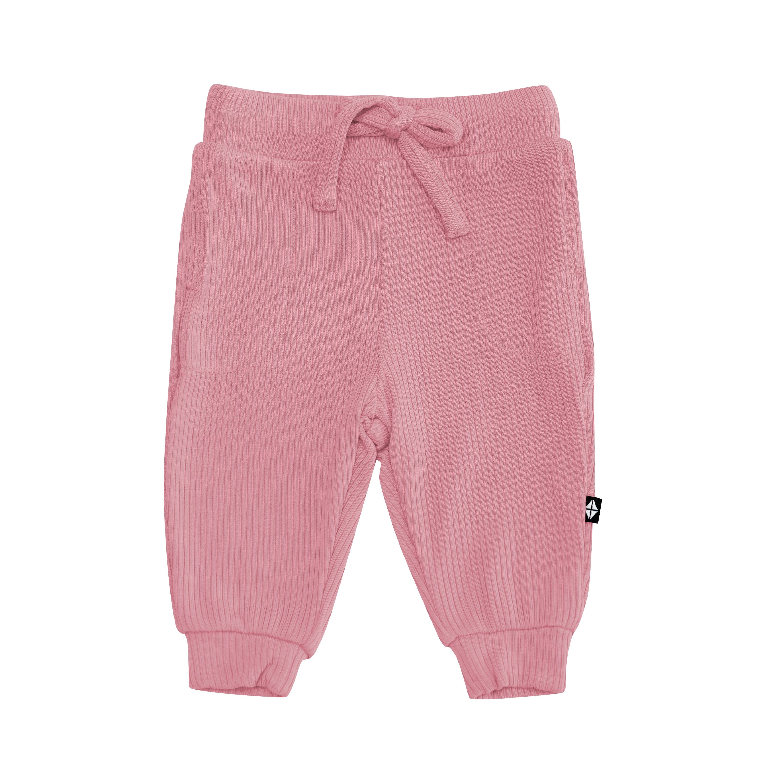 Kyte Baby Ribbed Jogger Pant in Apple Blossom