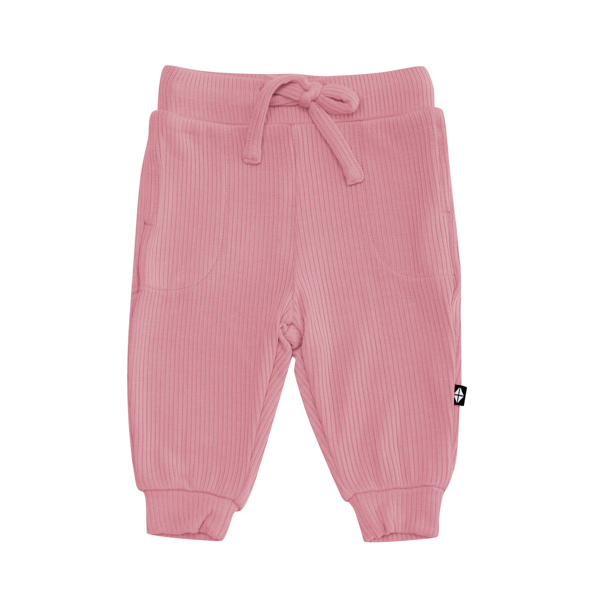 Kyte Baby Ribbed Jogger Pant in Apple Blossom