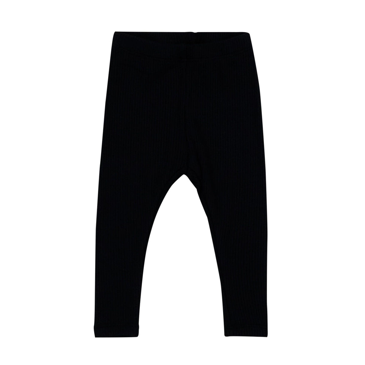 Kyte Baby Ribbed Leggings in Midnight