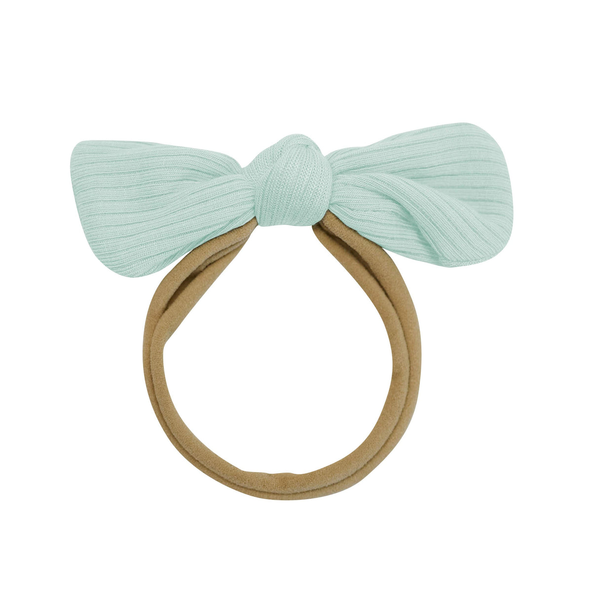 Kyte Baby Ribbed Nylon Bow in Sage