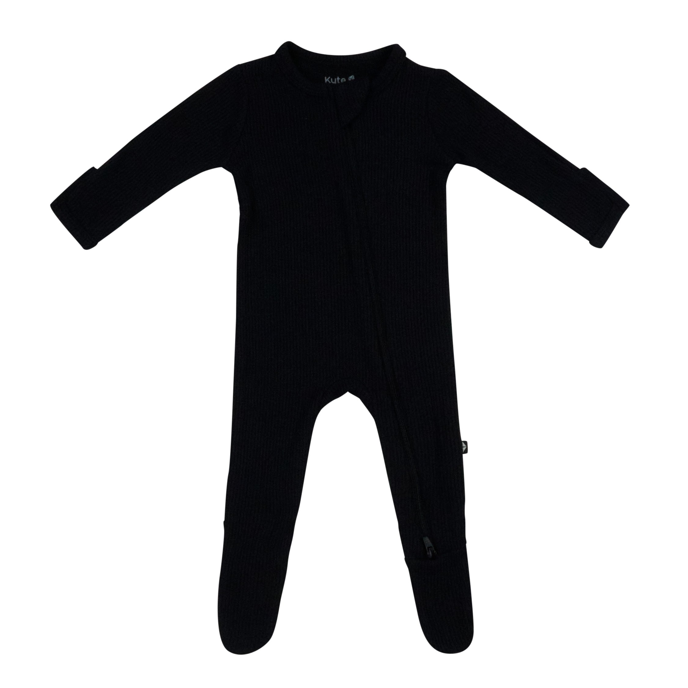 Unisex 2-Piece Rib-Knit Henley Bodysuit and Leggings Layette Set