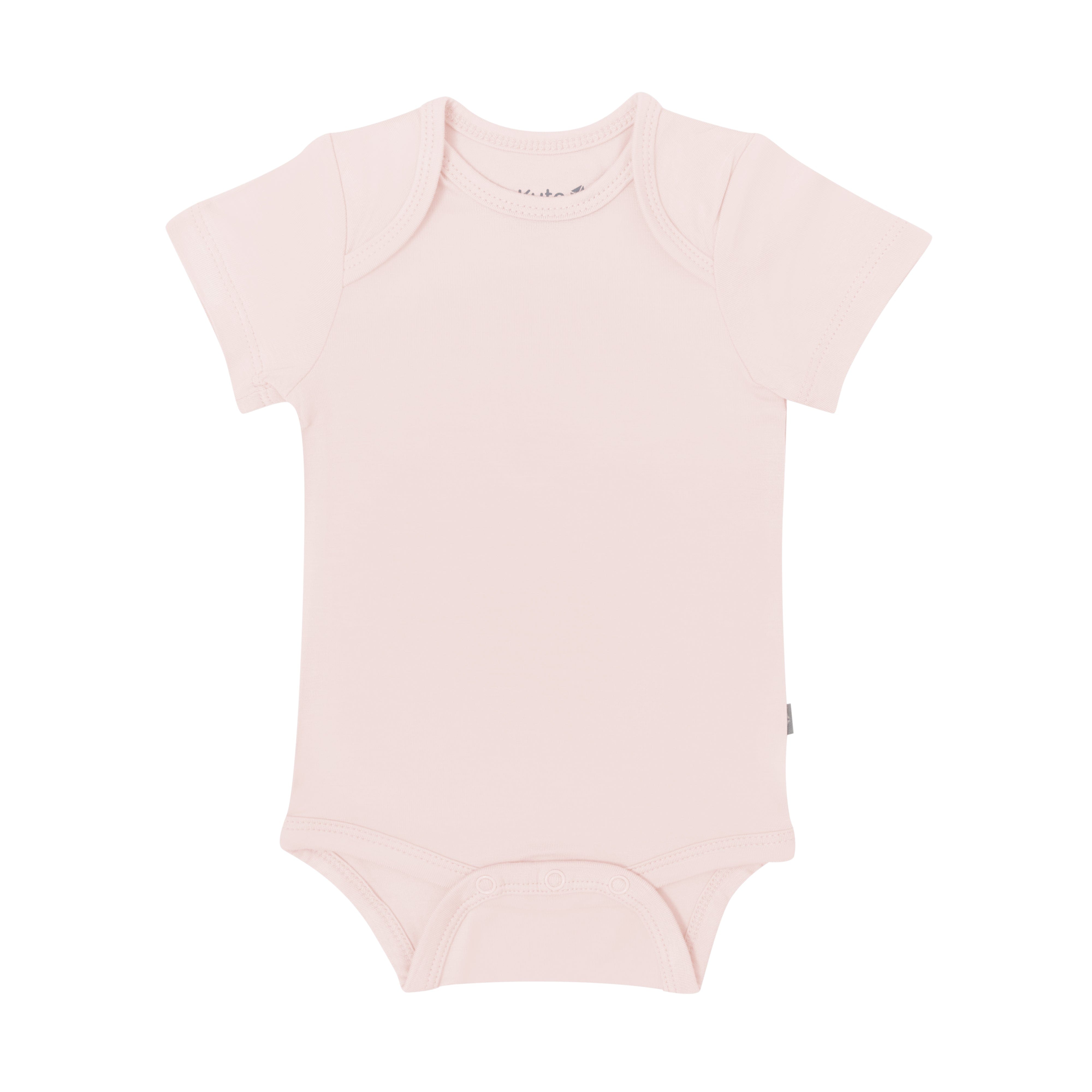 Flat lay of Kyte Baby Bodysuit in Blush