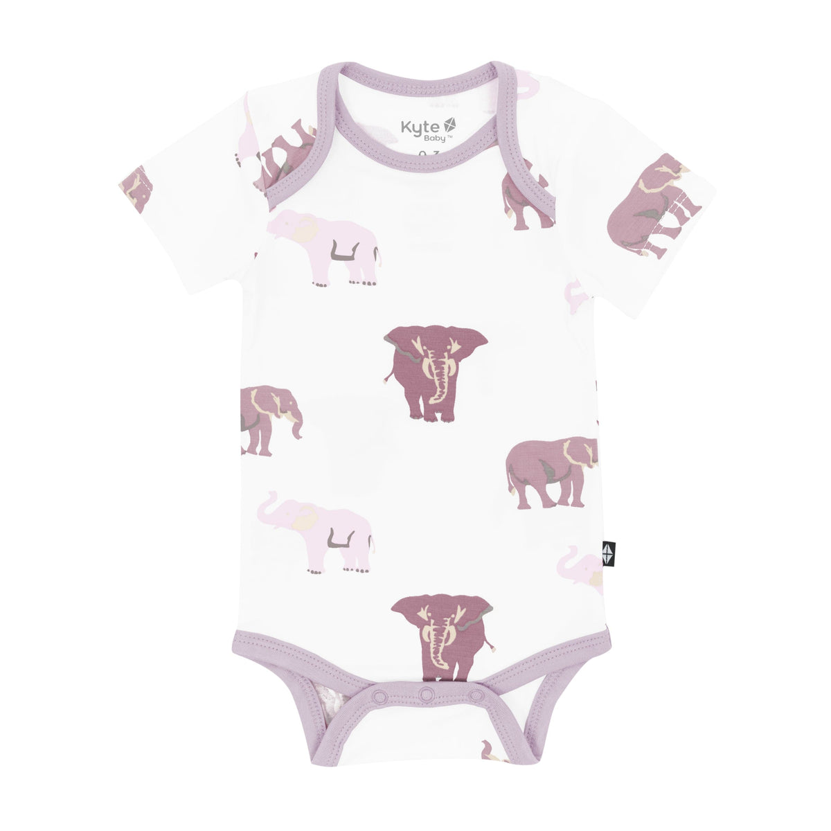 Kyte Baby Bodysuit in Elephant