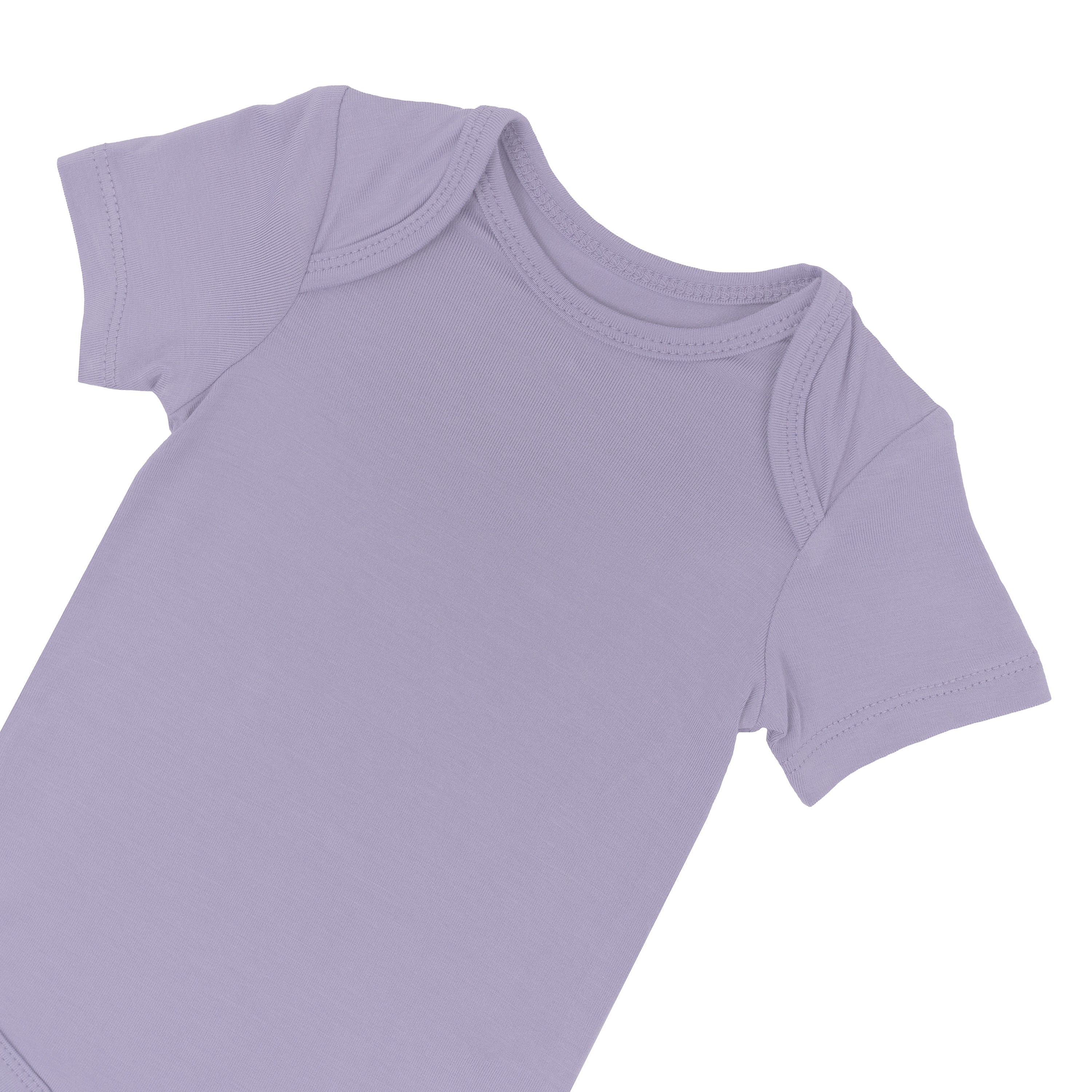 Kyte Baby Short Sleeve Bodysuits Bodysuit in Taro