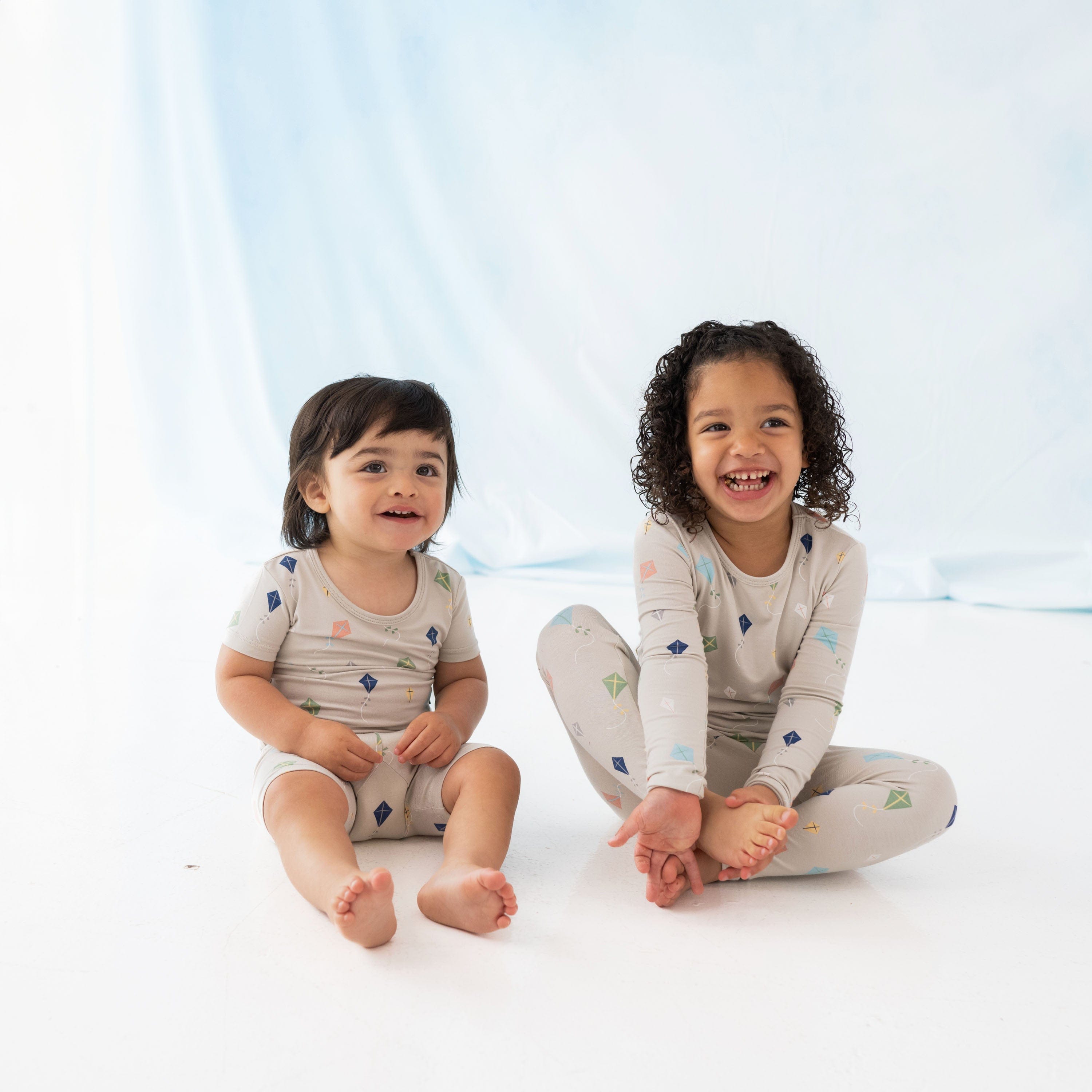 Kyte Baby Short Sleeve Toddler Pajama Set Short Sleeve Pajamas in Kite