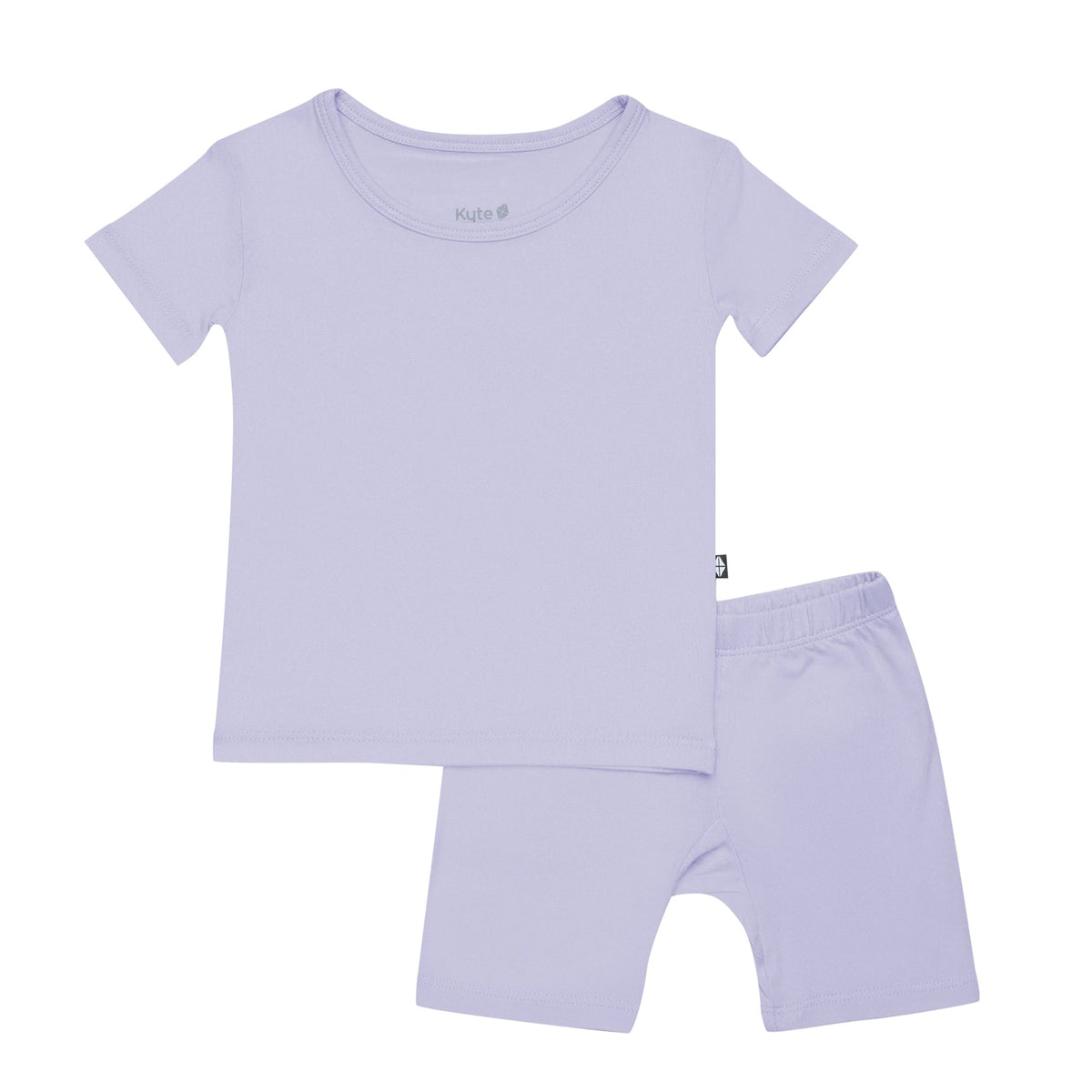 Kyte Baby Short Sleeve Toddler Pajama Set Short Sleeve Pajamas in Lilac