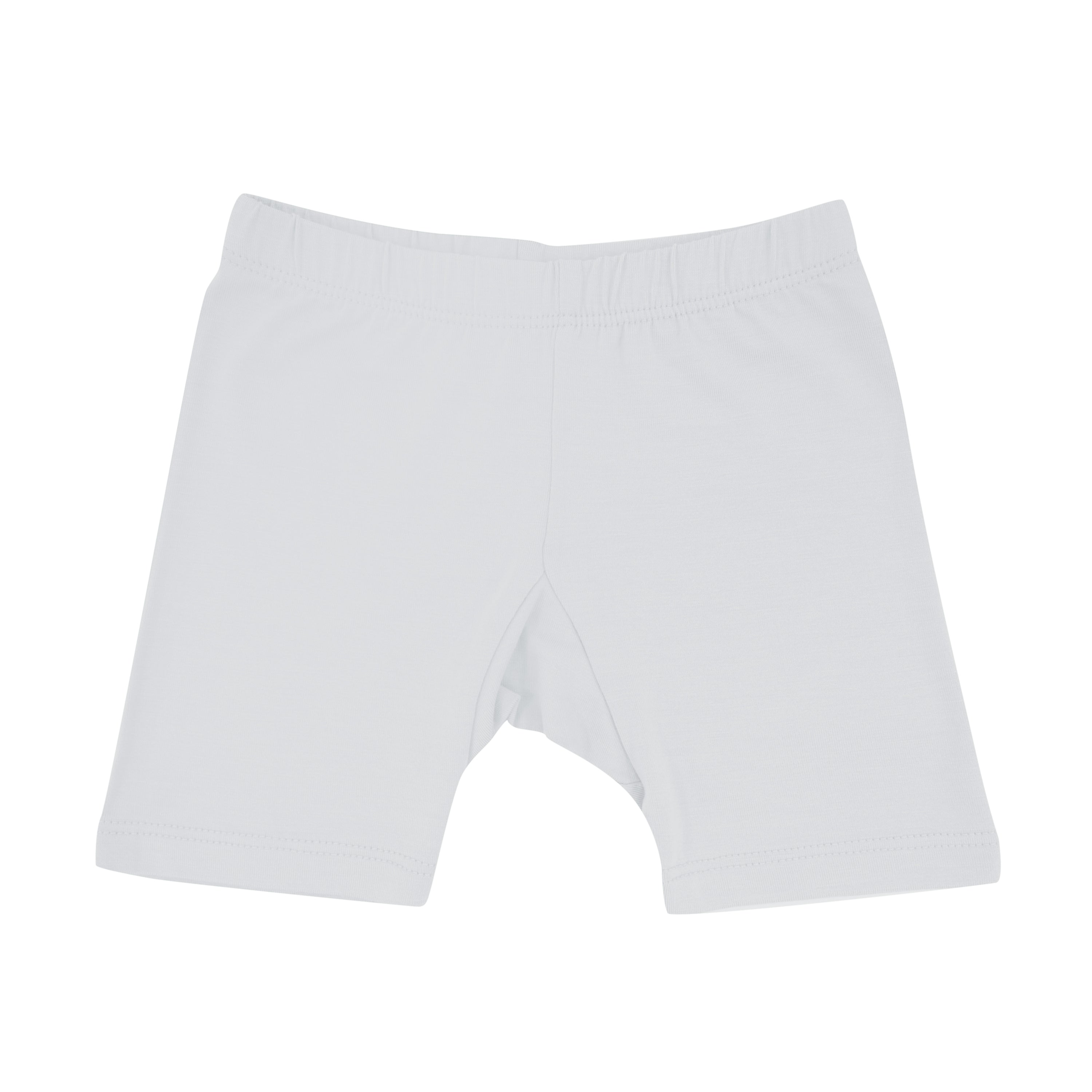 Flat lay of the shorts from the Kyte Baby Short Sleeve Toddler Pajama in Storm