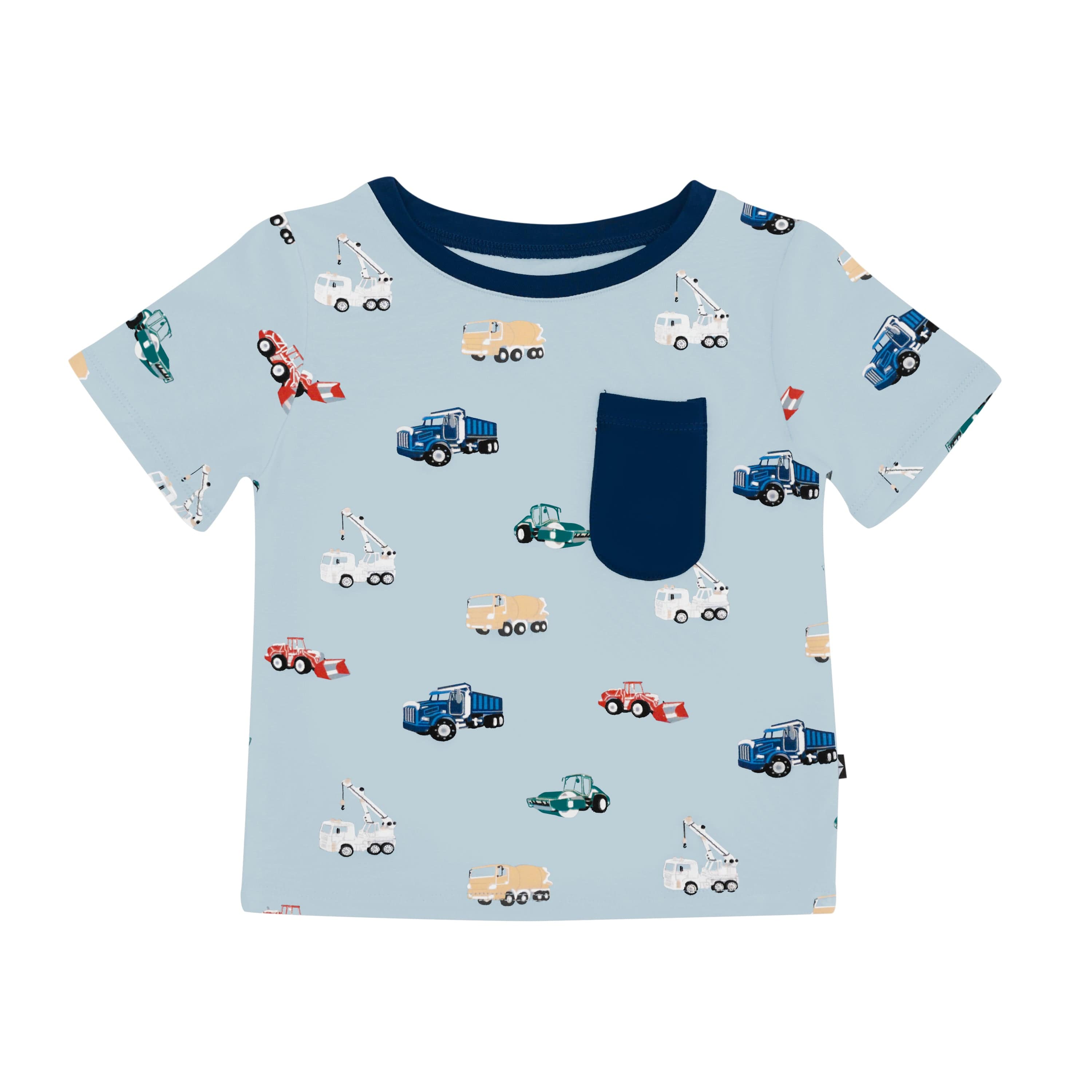 Kyte Baby Toddler Crew Neck Tee in Construction
