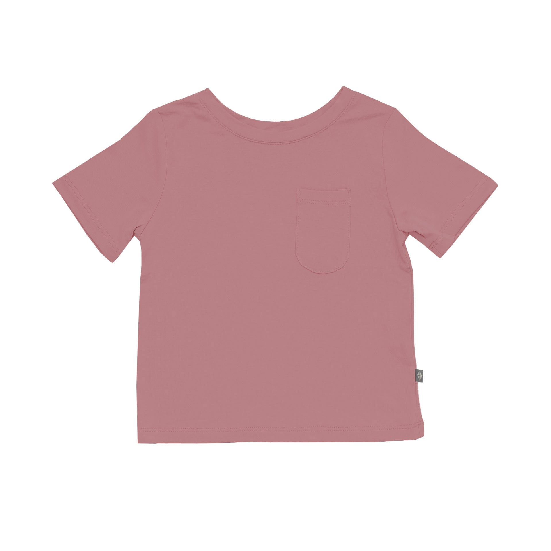 Kyte Baby Toddler Crew Neck Tee in Dusty Rose