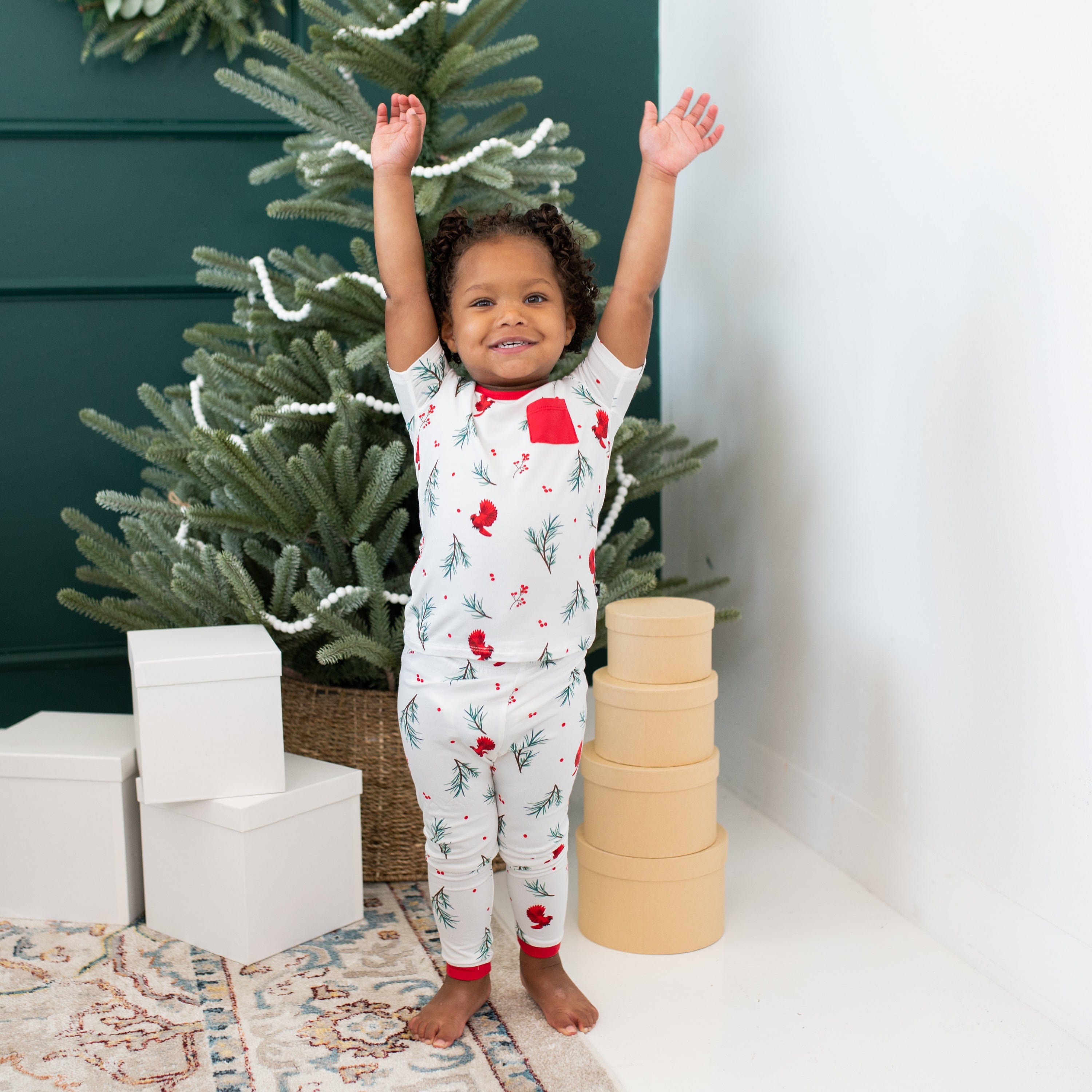 Kyte Baby Short Sleeve with Pants Pajama Short Sleeve with Pants Pajamas in Winterberry