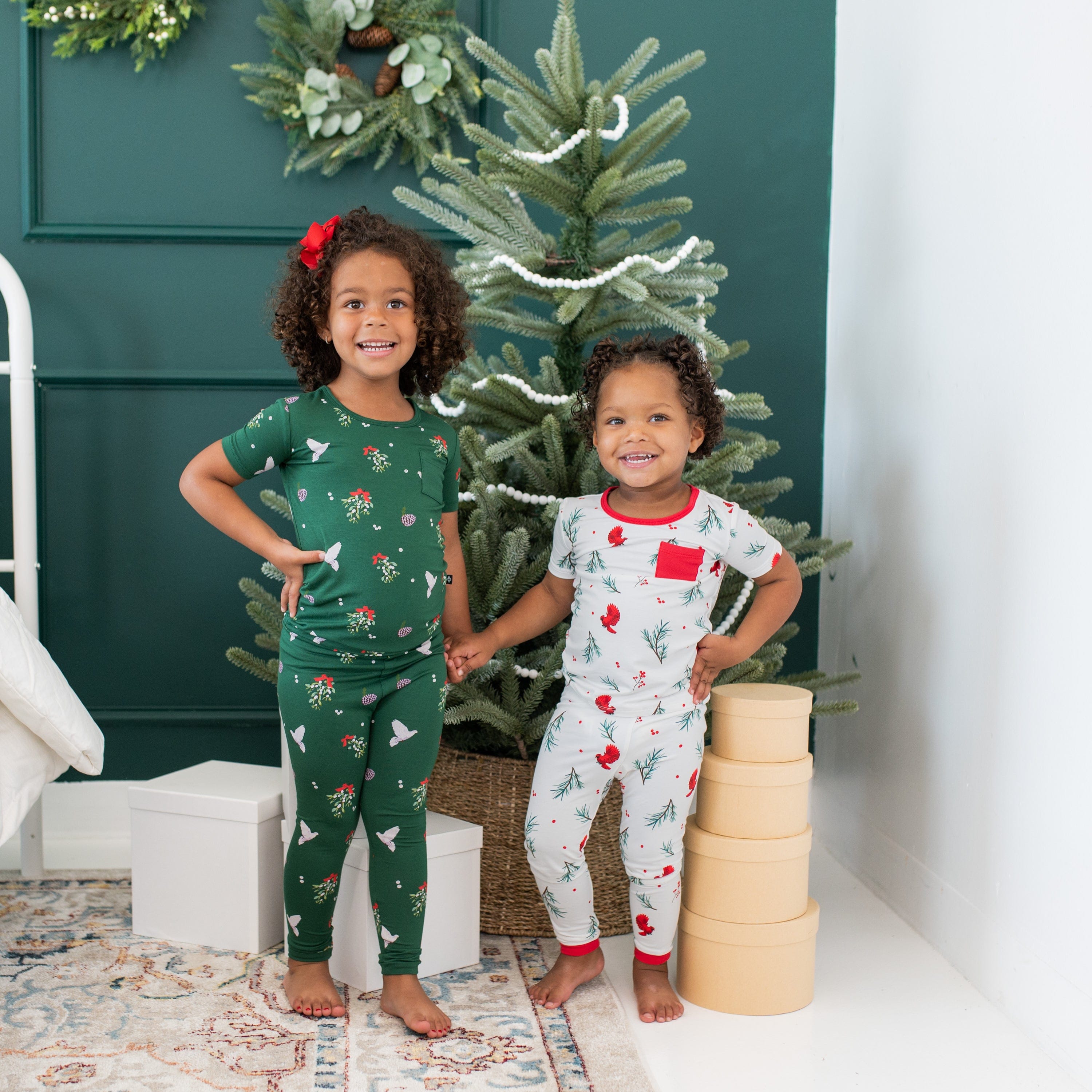 Kyte Baby Short Sleeve with Pants Pajama Short Sleeve with Pants Pajamas in Winterberry