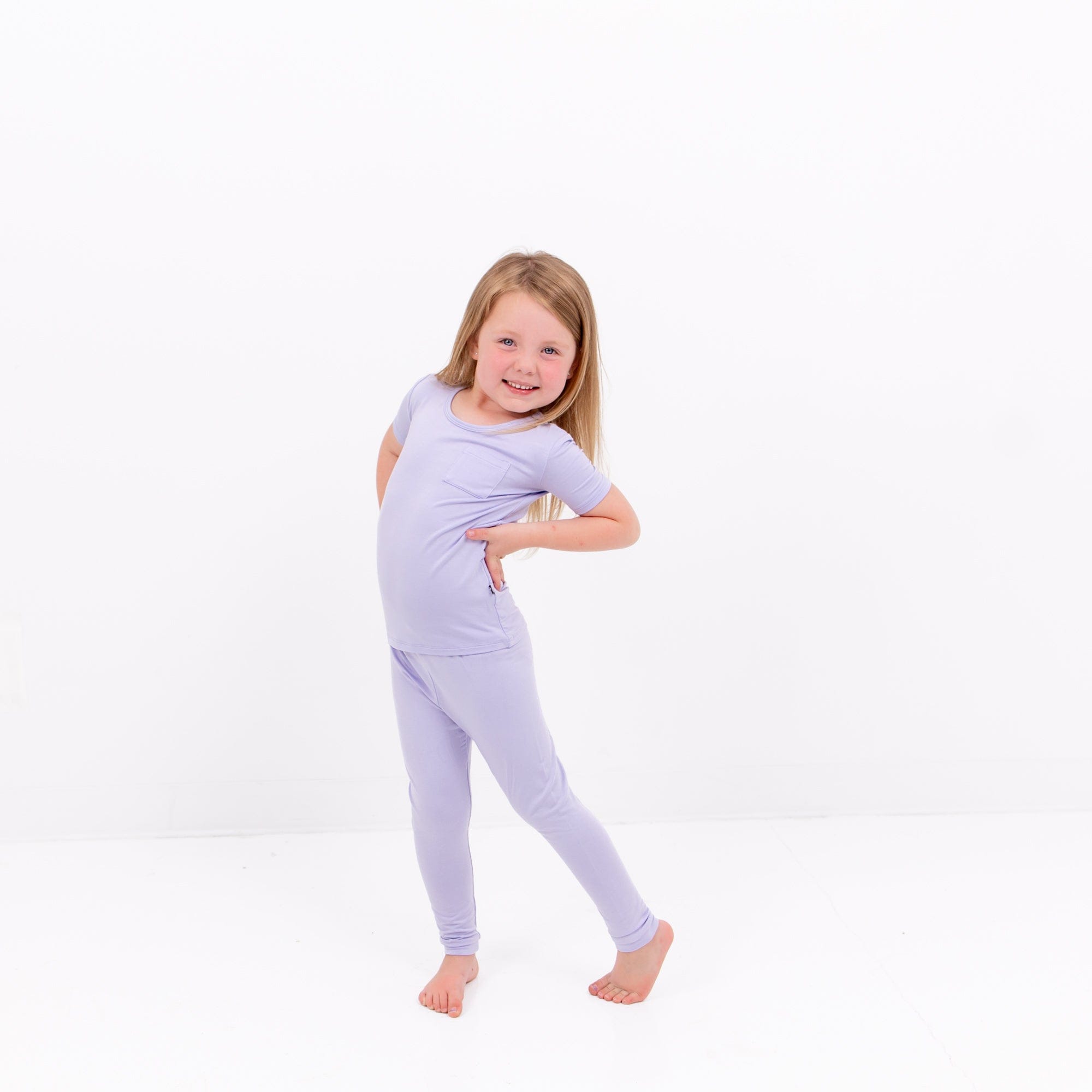 Kyte Baby Short Sleeve with Pants Pajamas Short Sleeve with Pants Pajamas in Lilac