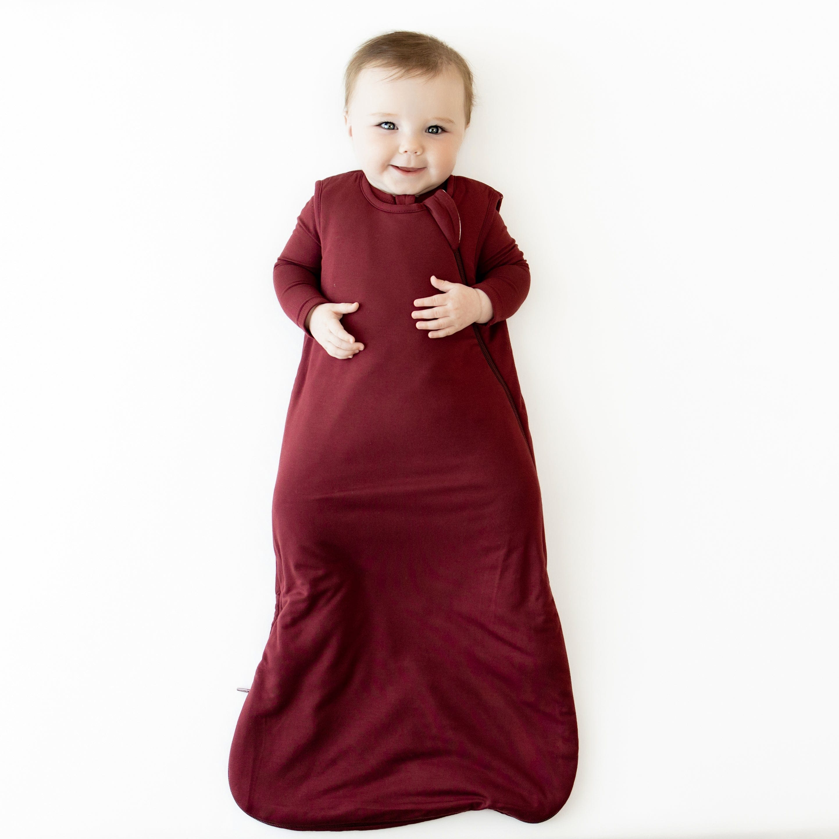 Infant Wearing Sleep Bag 1.0 Tog in Burgundy