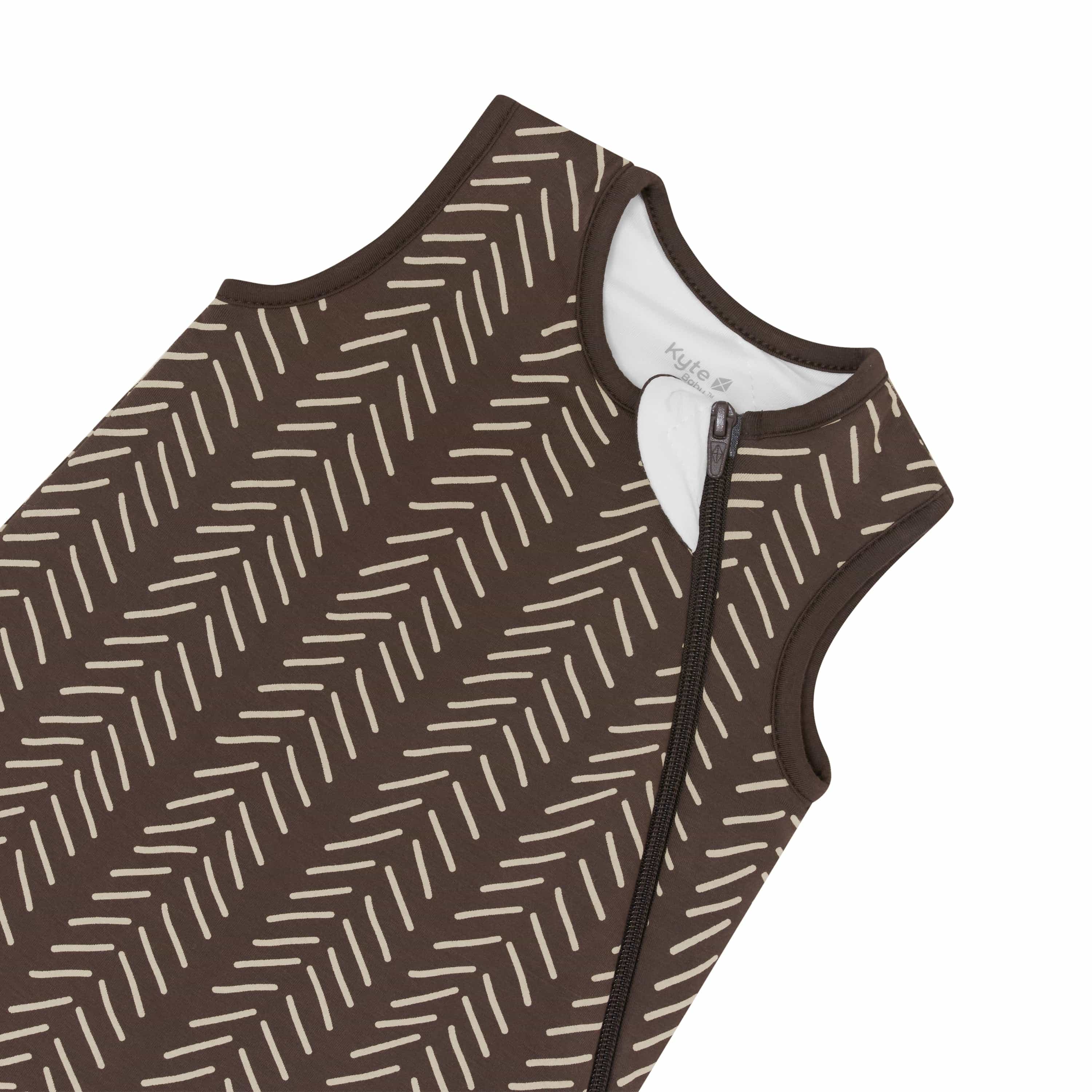 Kyte Baby Sleep Bag 1.0 Tog Sleep Bag in Espresso Herringbone 1.0