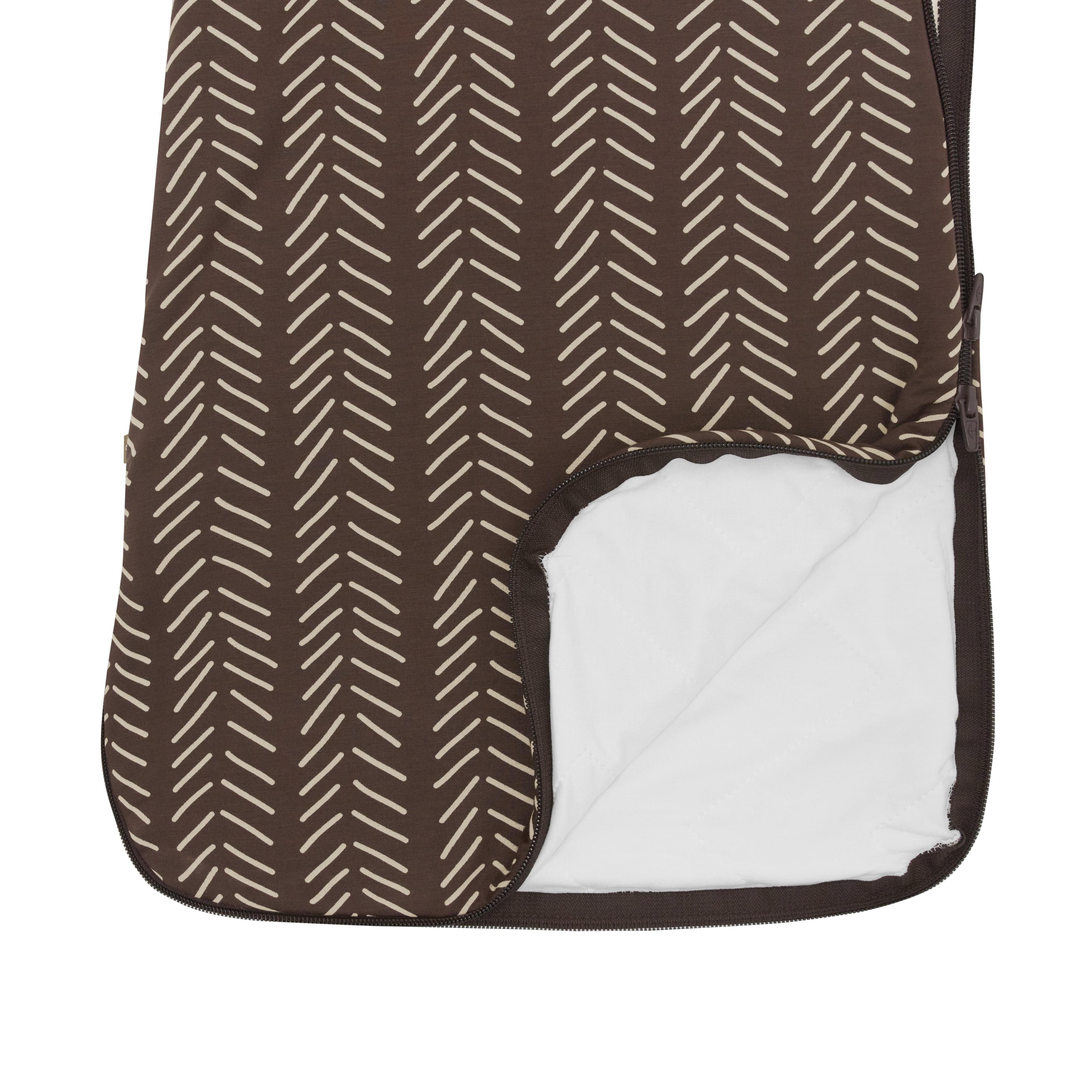 Kyte Baby Sleep Bag 1.0 Tog Sleep Bag in Espresso Herringbone 1.0